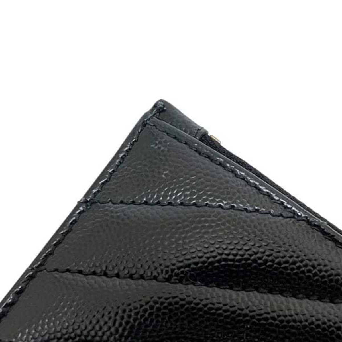 Saint Laurent Black Leather Wallet (Bi-Fold) (Pre-Owned)
