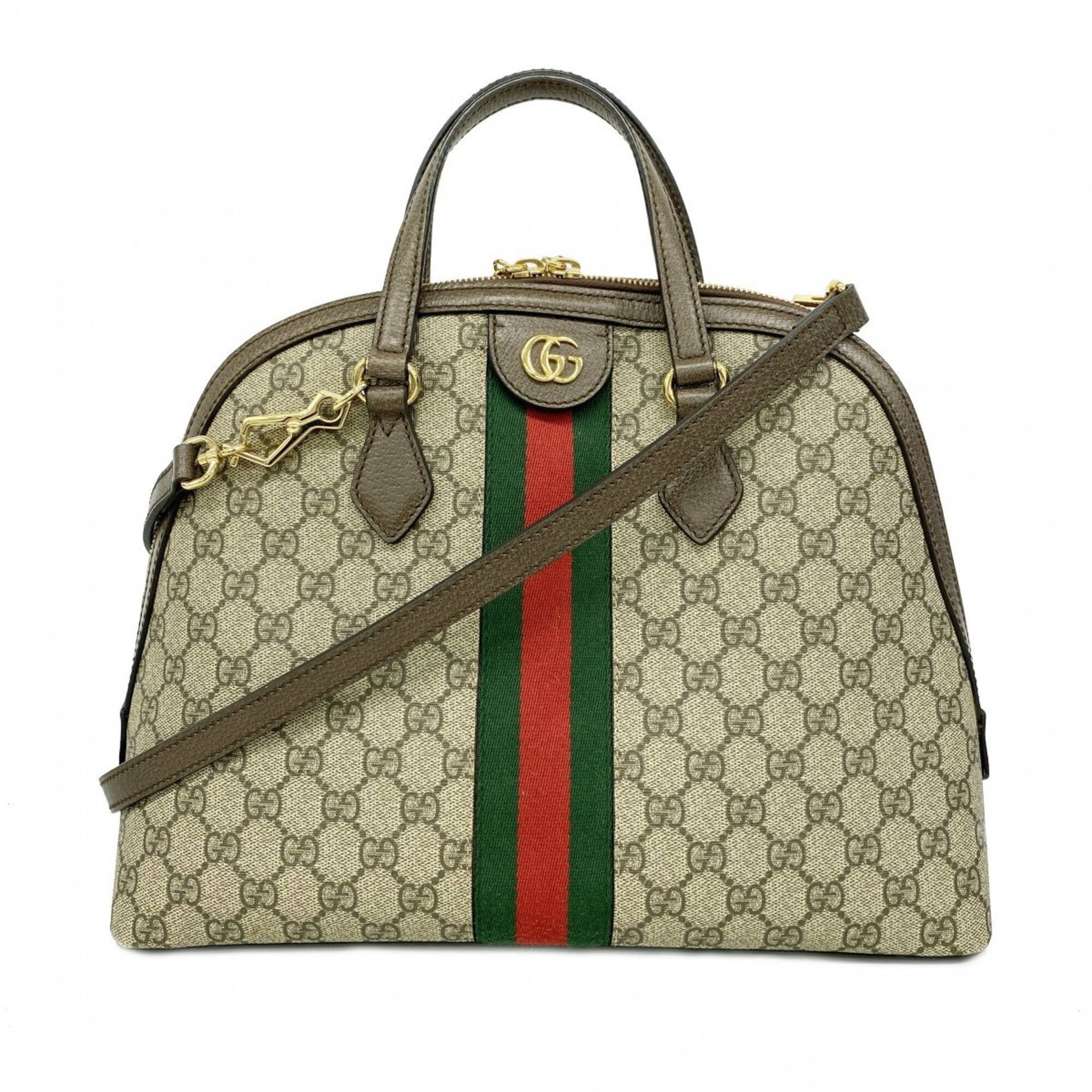 Gucci Brown Pvc Handbag (Pre-Owned)