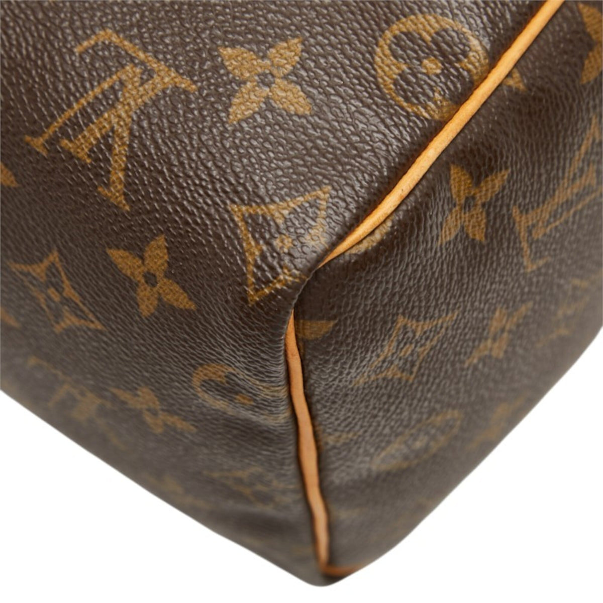 Louis Vuitton Brown Pvc Leather Boston Bag Handbag (Pre-Owned)
