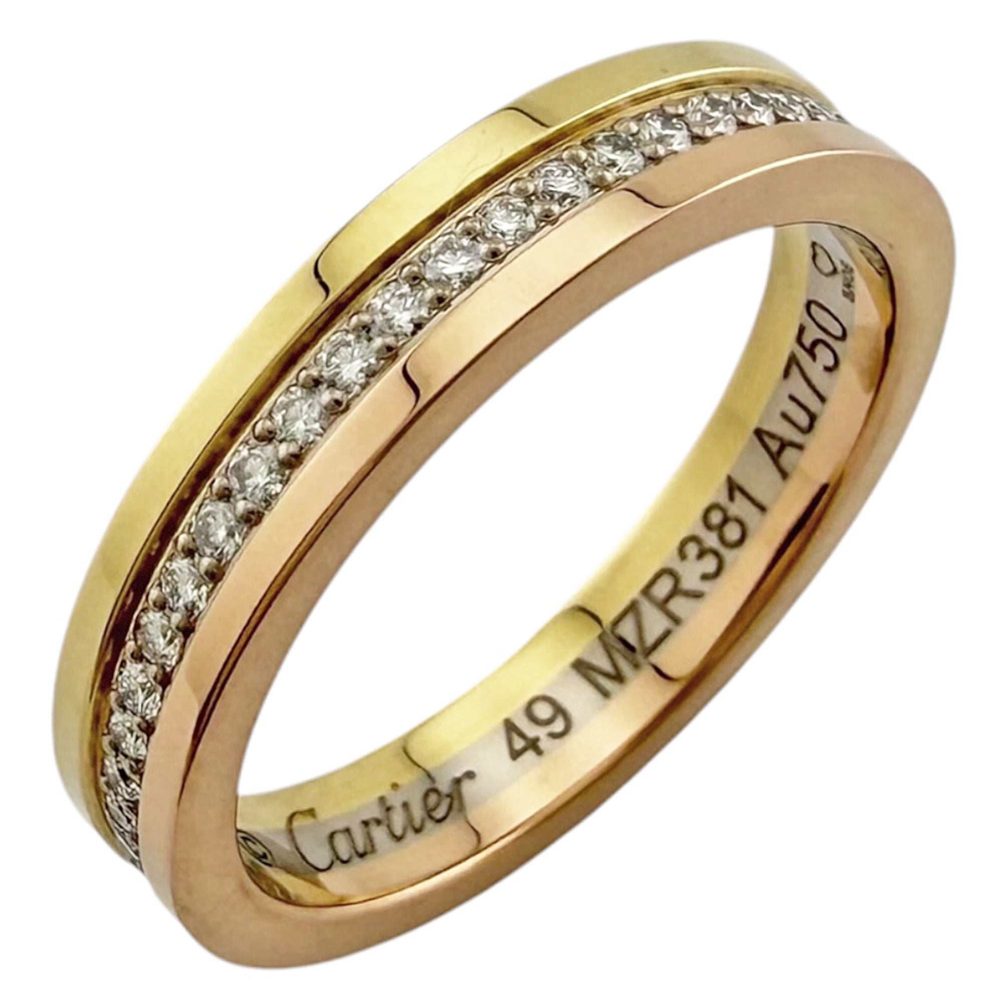 Cartier Louis Cartier Gold Silver Pink Gold Yellow Gold (18K) Pink Gold (18K) White Gold (18K) Wedding Ring (Pre-Owned)