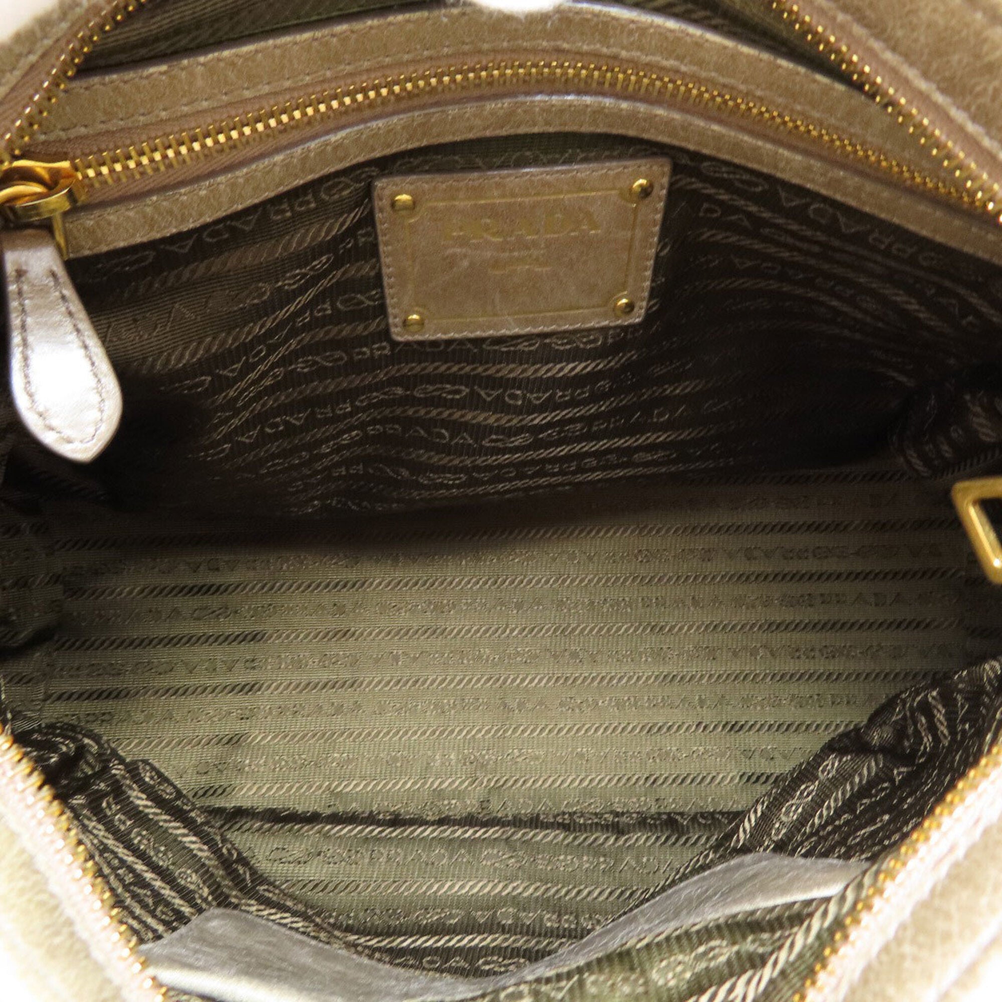 Prada Brown Leather Handbag (Pre-Owned)