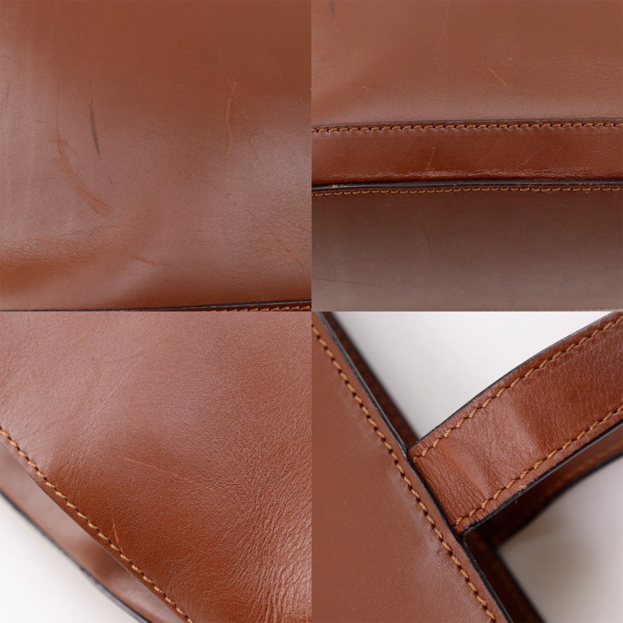 Celine Brown Leather Tote Bag (Pre-Owned)