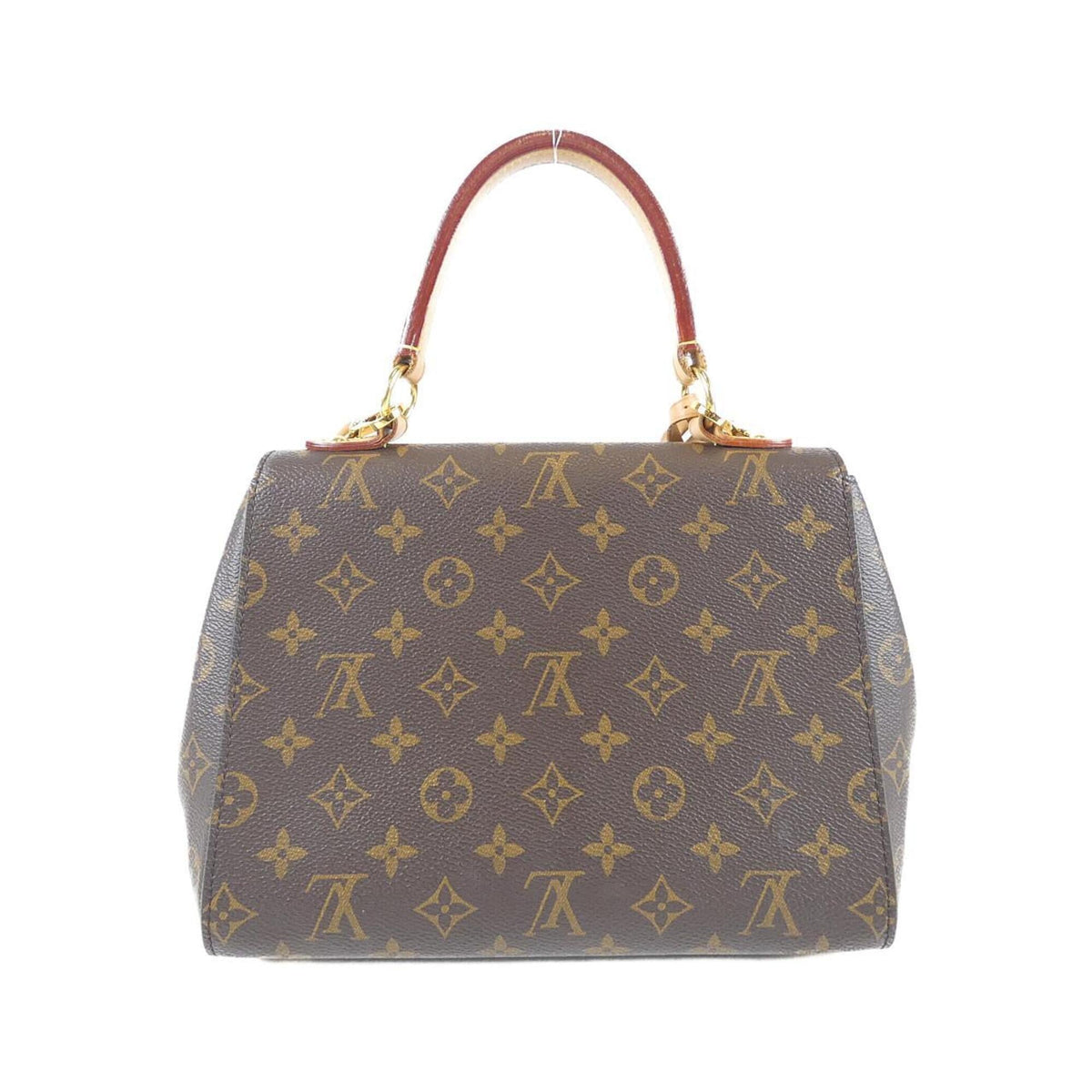 Louis Vuitton Cream Marron Coated Canvas Handbag (Pre-Owned)