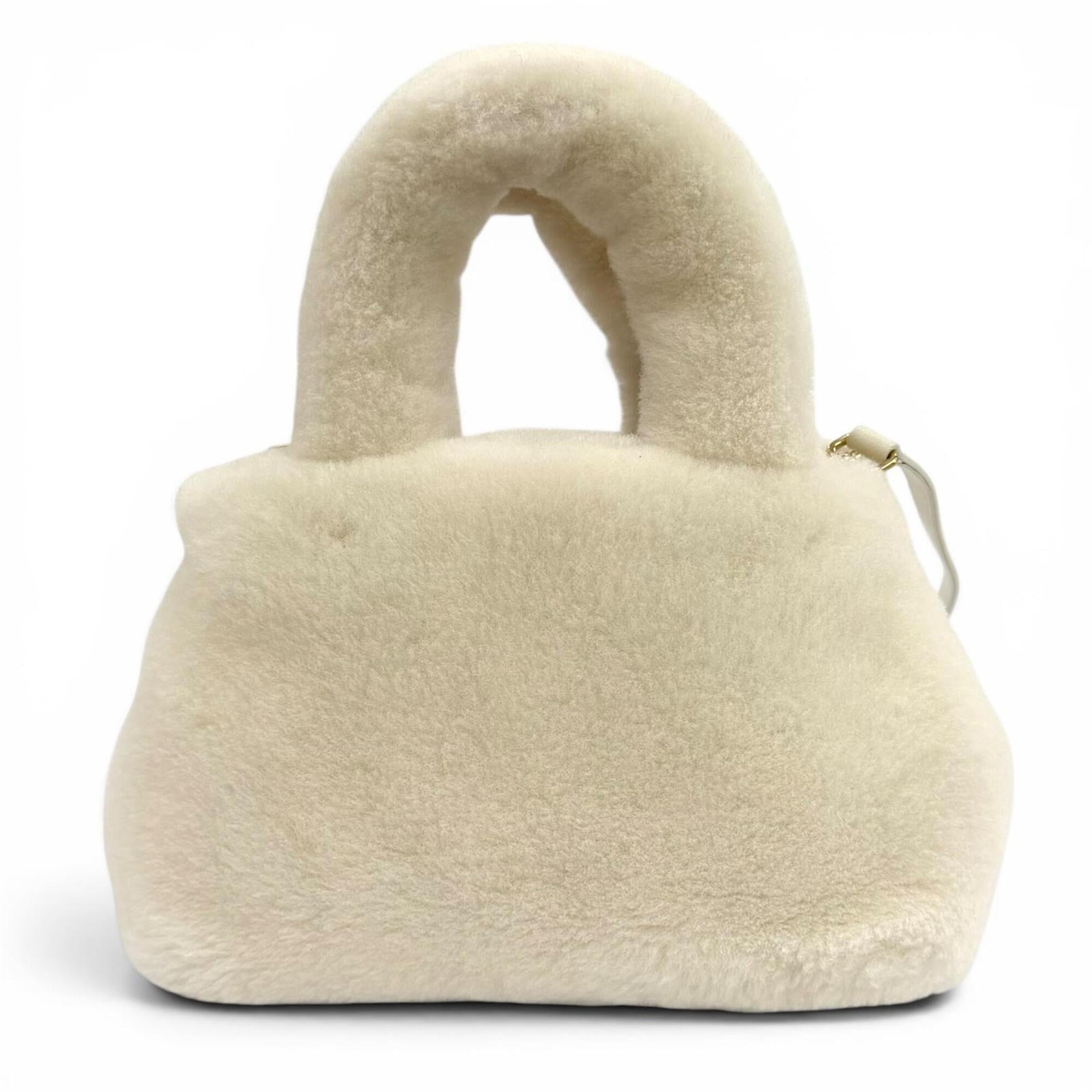 Miu Miu White Fur Handbag (Pre-Owned)