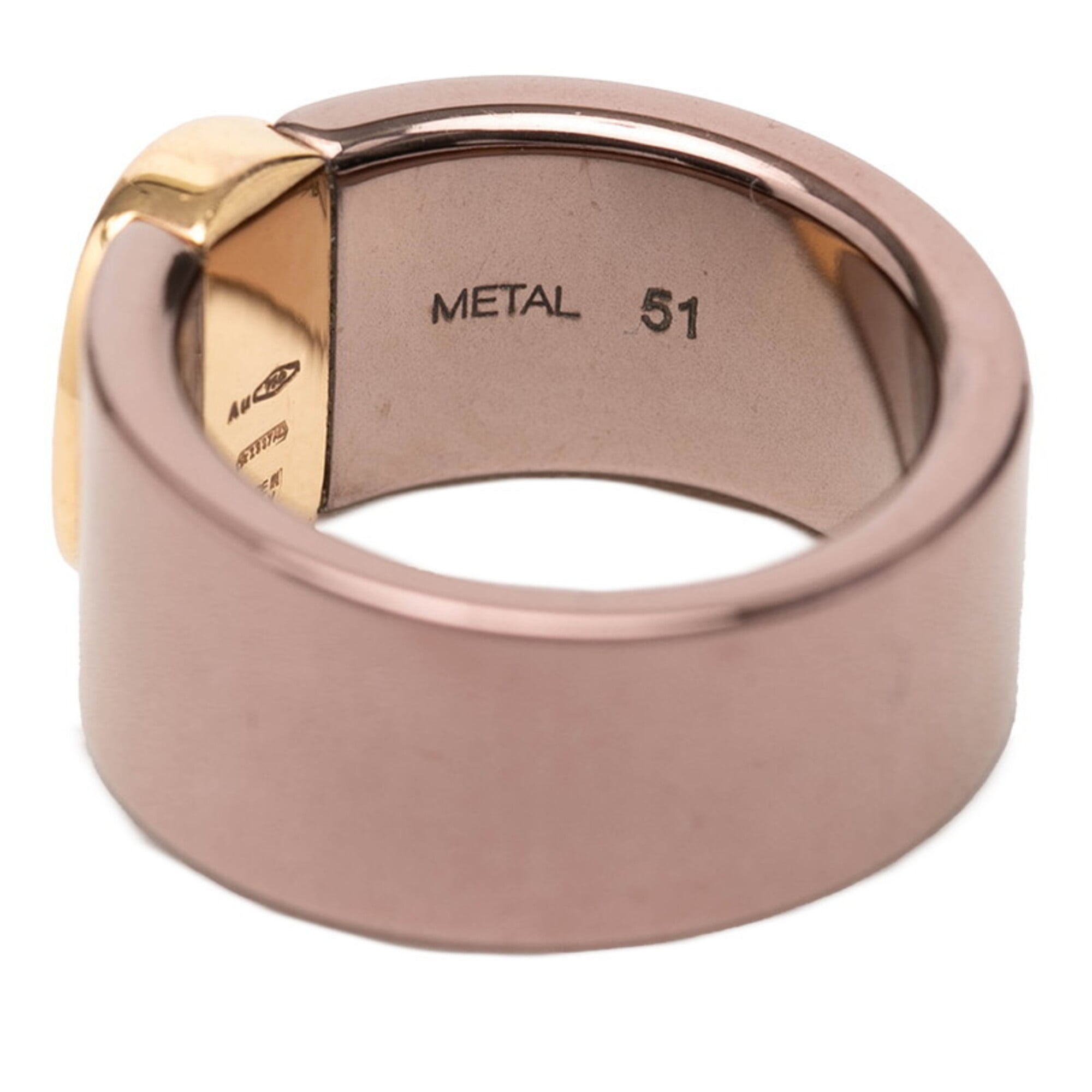 Bvlgari Bvlgari Bvlgari Pink Band Ring (Pre-Owned)