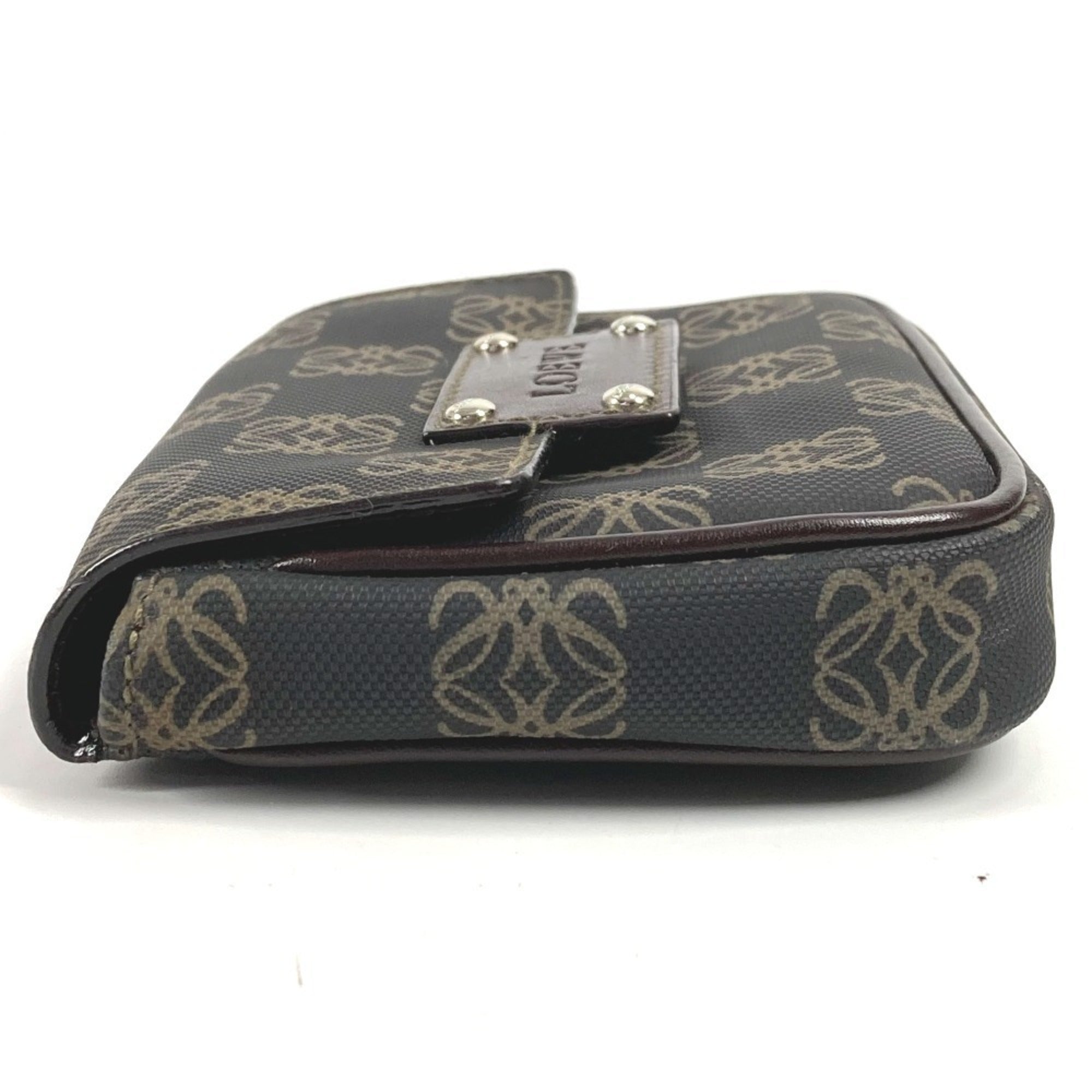 Loewe Brown Pvc Leather Pouch (Pre-Owned)