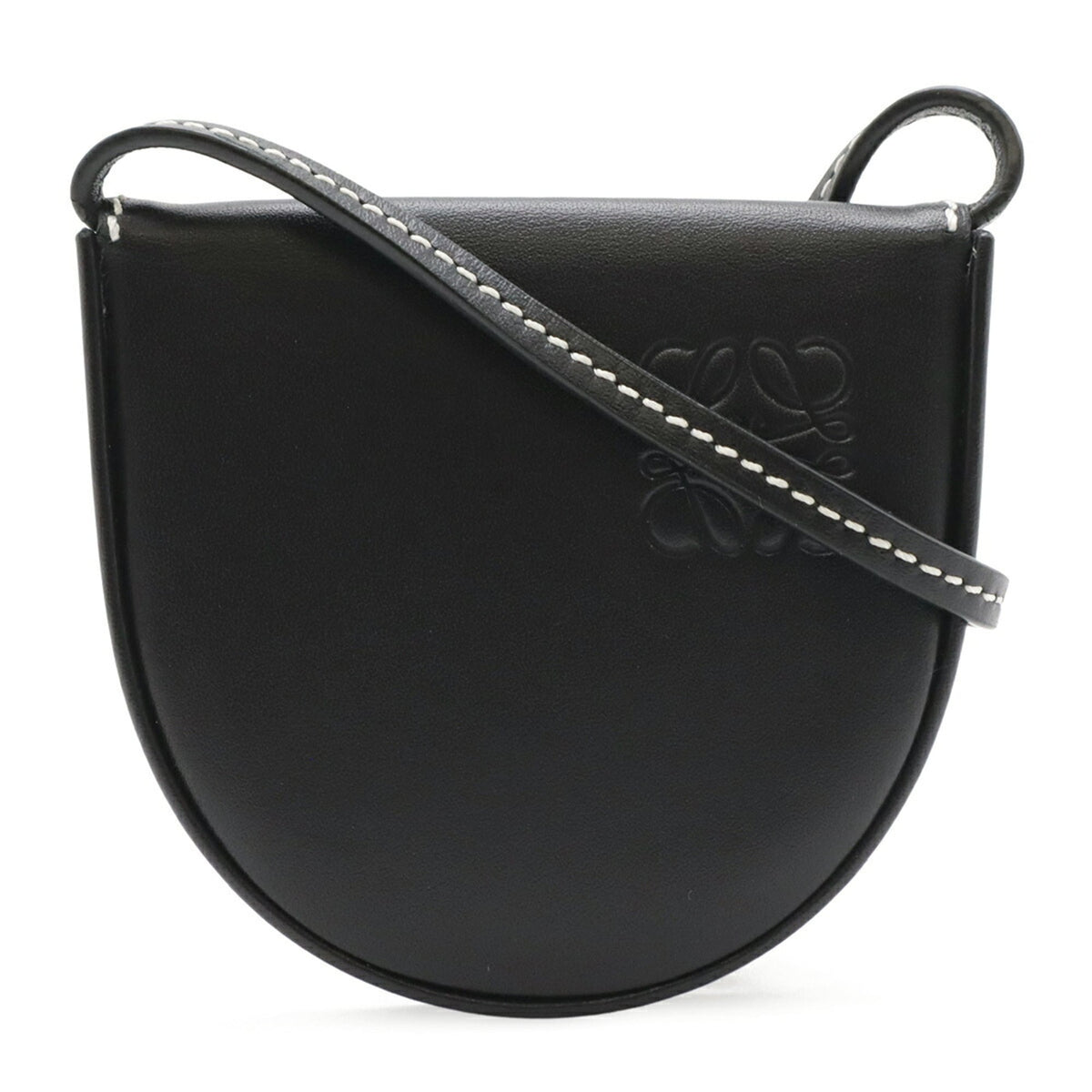 Loewe Black Leather Pochette Shoulder Bag (Pre-Owned)