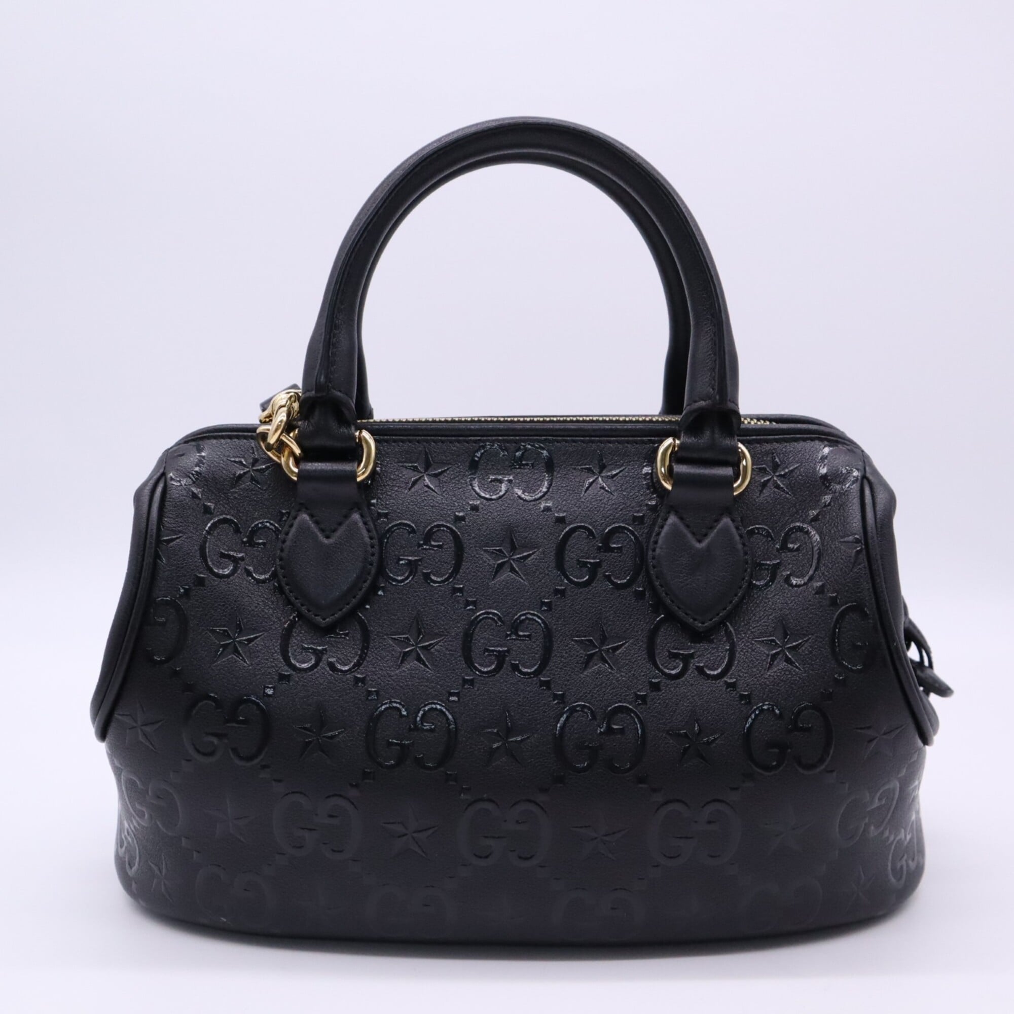 Gucci Beige Brown Leather Handbag Shoulder Bag (Pre-Owned)