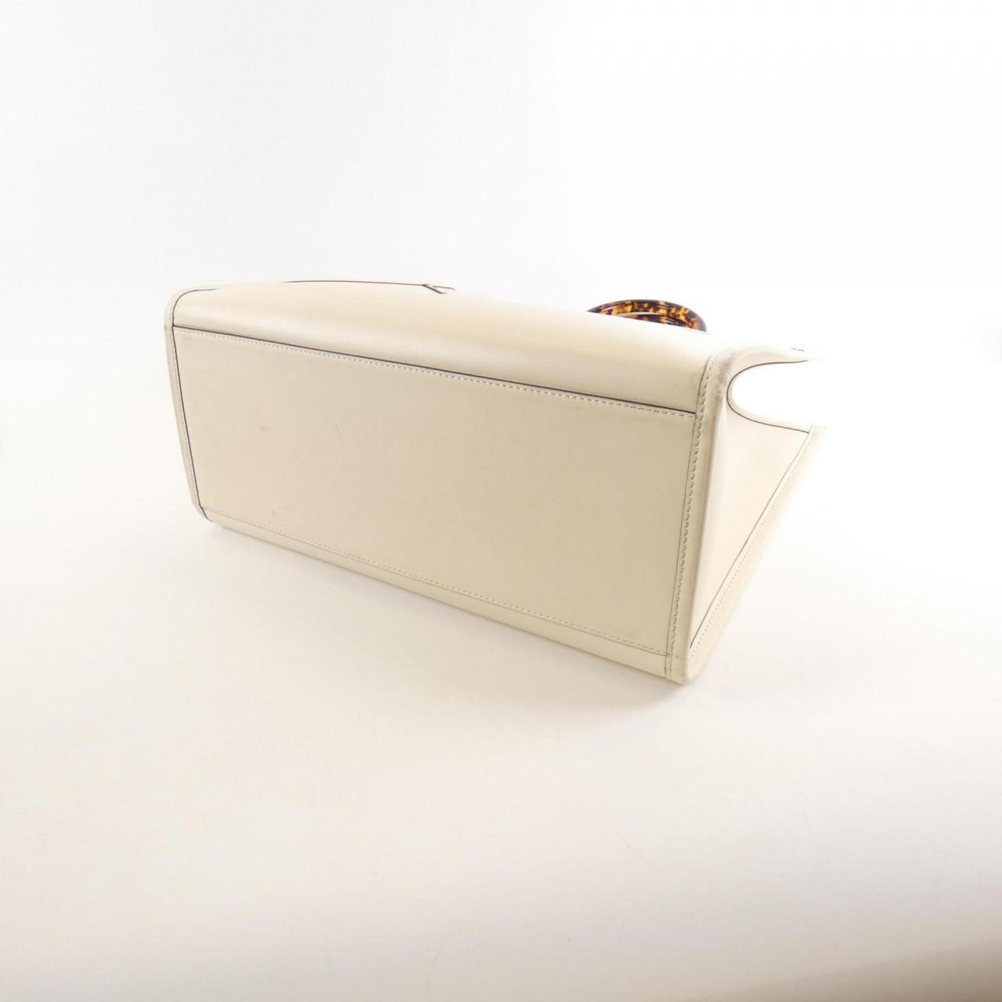 Fendi Beige Leather Handbag (Pre-Owned)