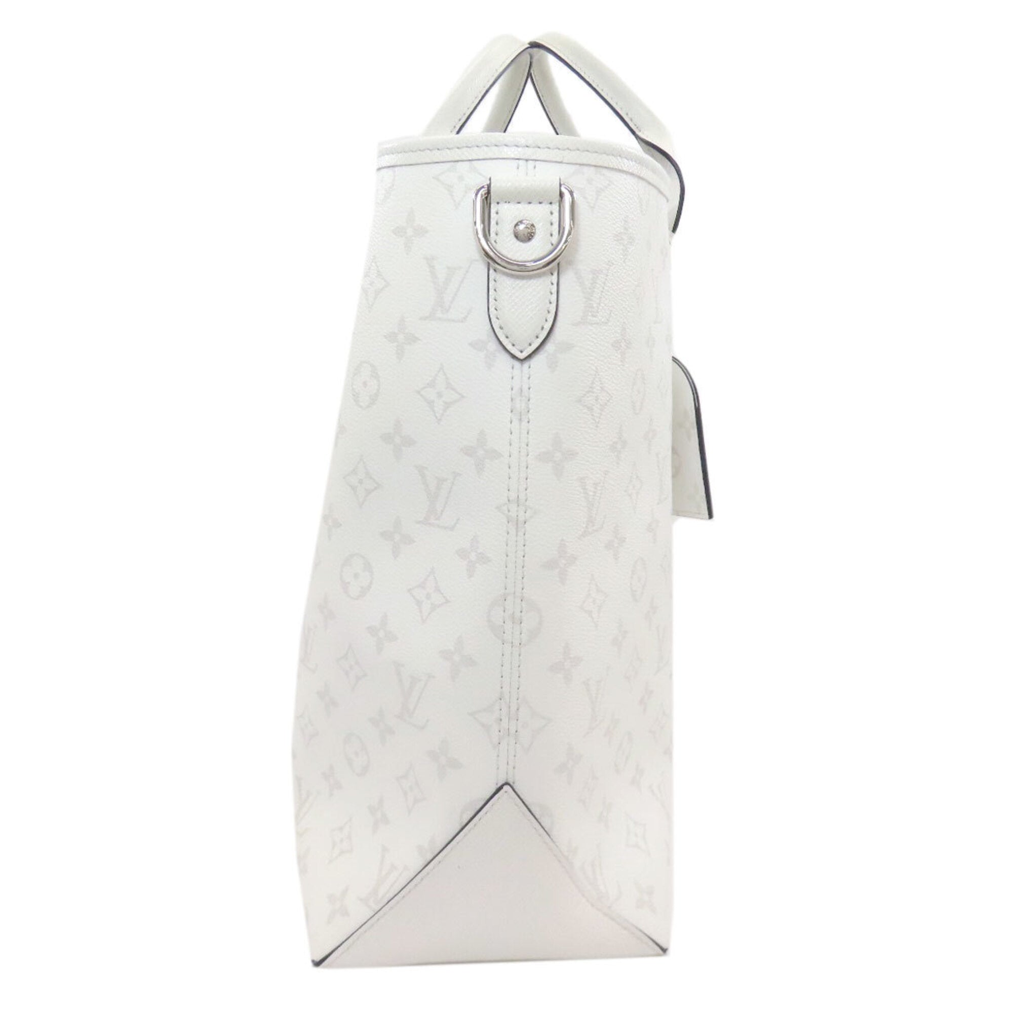 Louis Vuitton Blanc Monogram Taigarama Tote Bag (Pre-Owned)