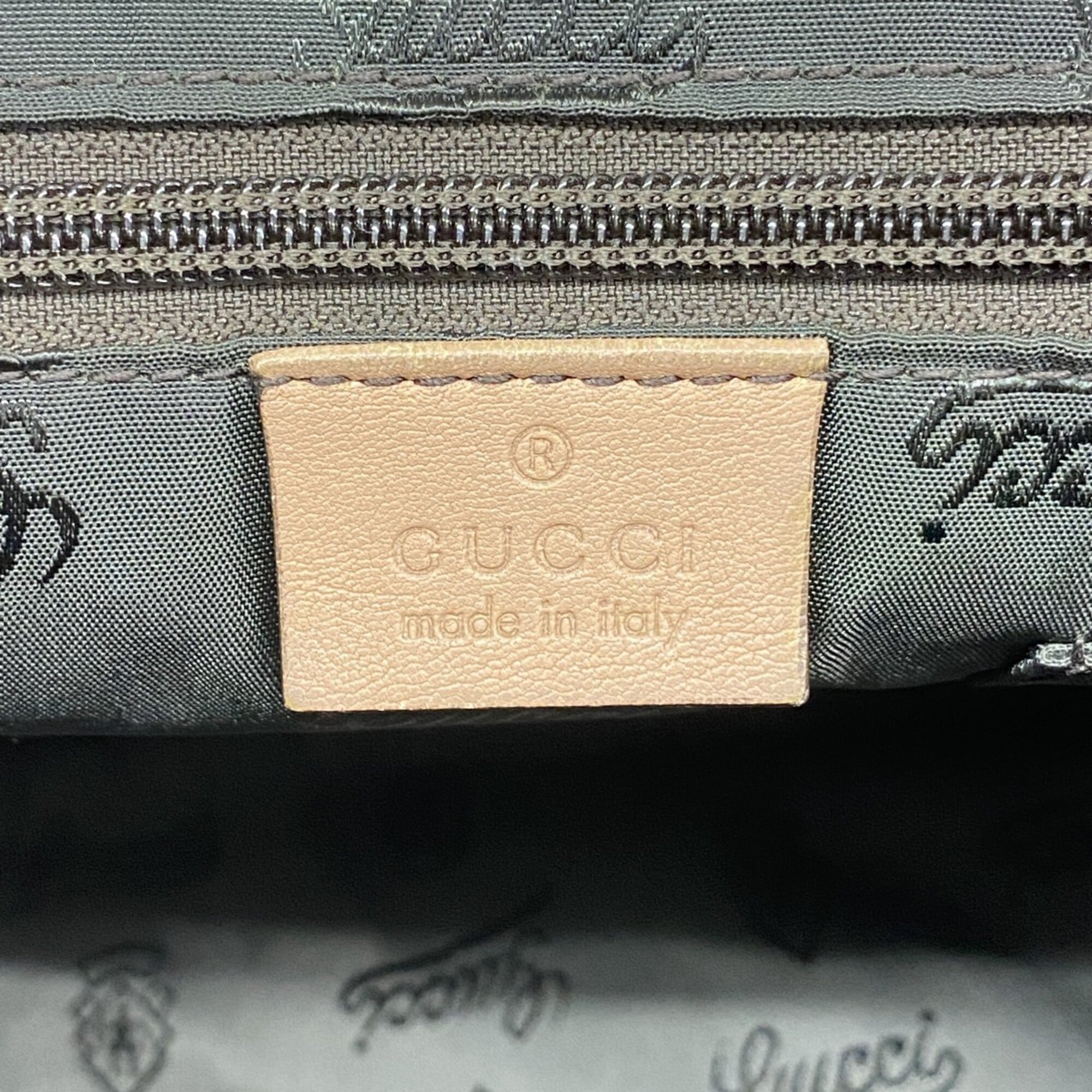 Gucci Light Brown Leather Shoulder Bag (Pre-Owned)