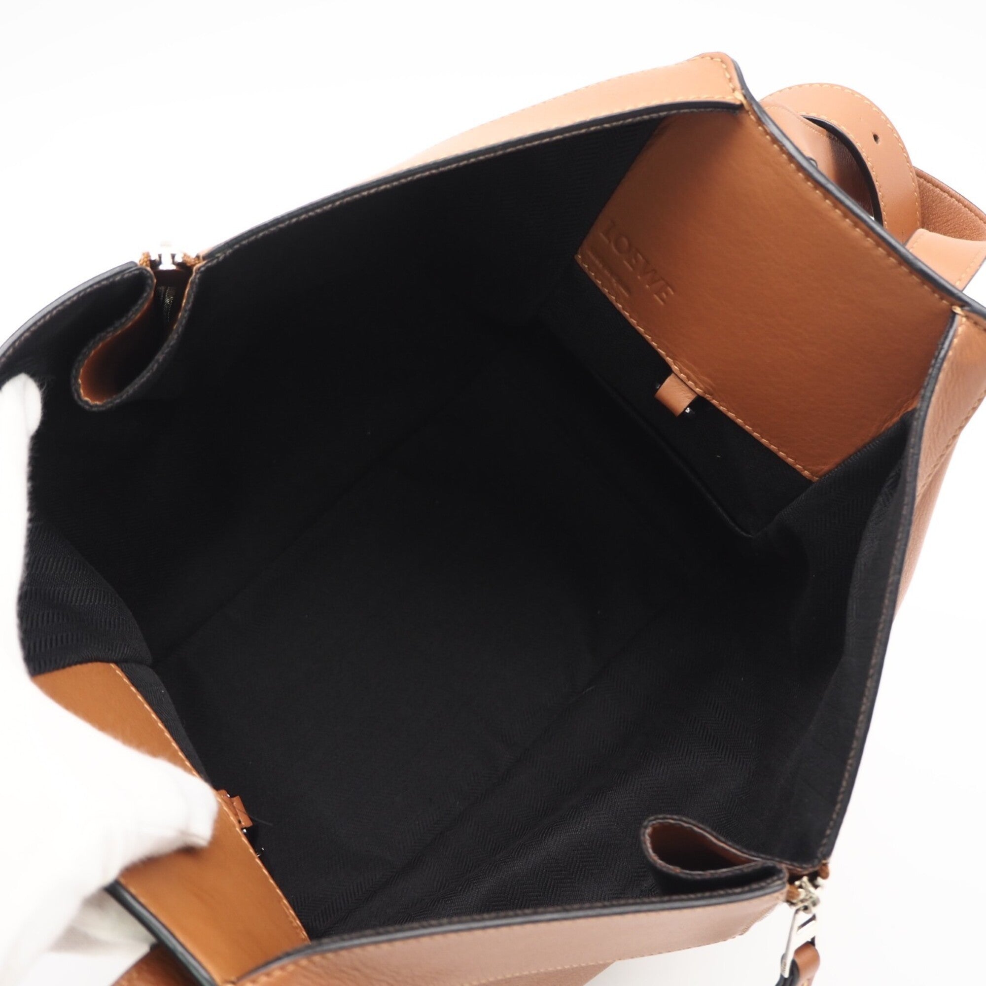 Loewe Hammock Brown Leather Handbag (Pre-Owned)