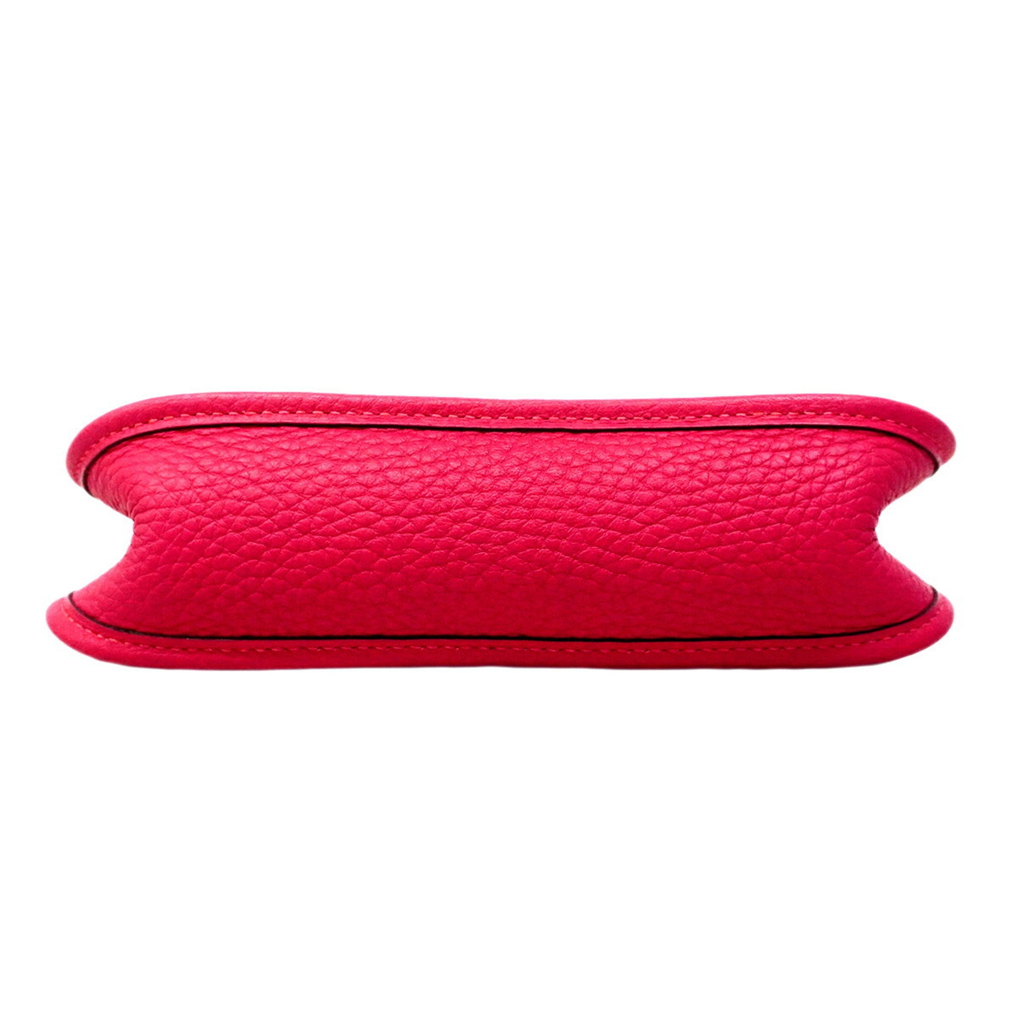 Hermes Pink Taurillon Clemence Leather Shoulder Bag (Pre-Owned)