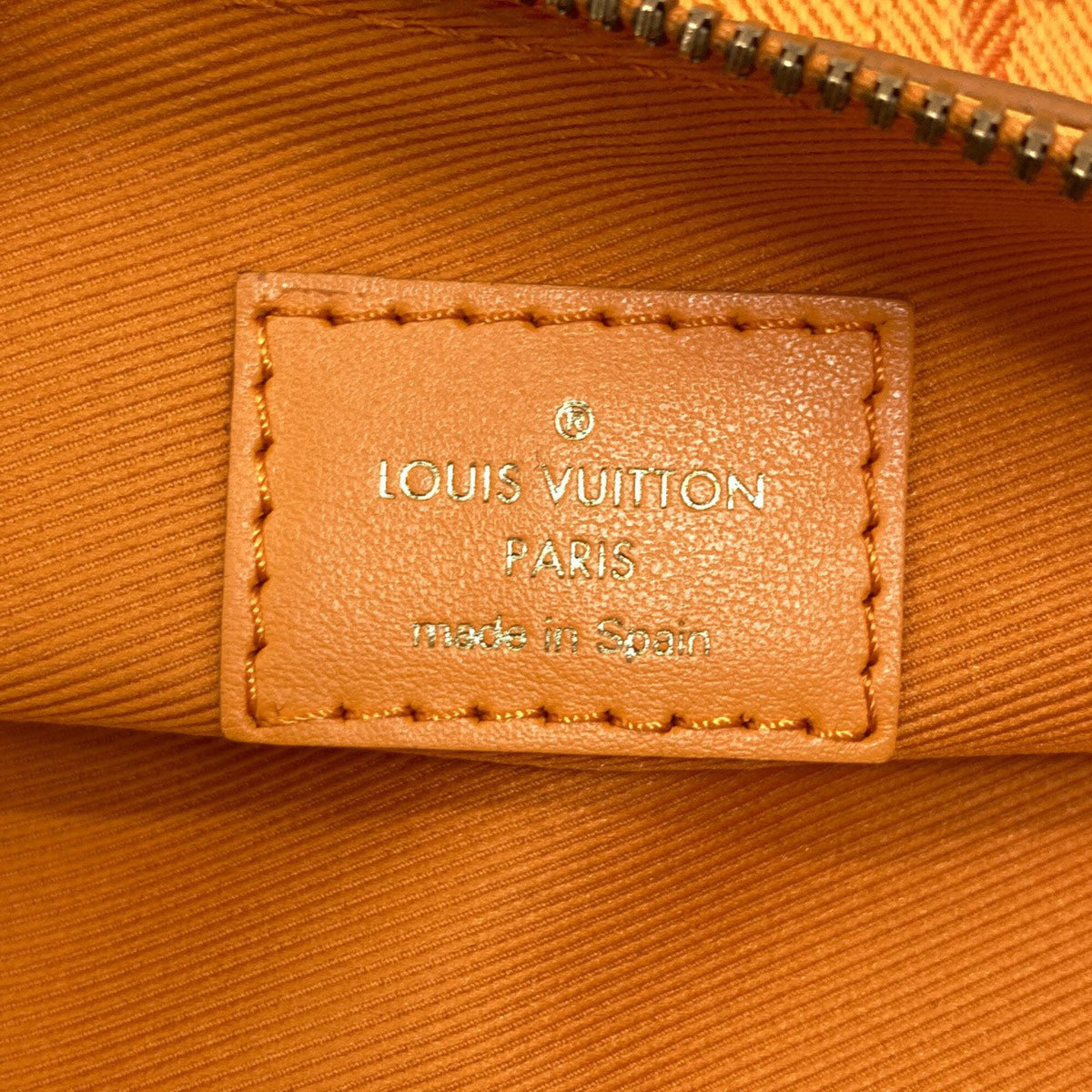 Louis Vuitton Monogram Denim Gray Orange Canvas Monogram Monogram Denim Shoulder Bag (Pre-Owned)