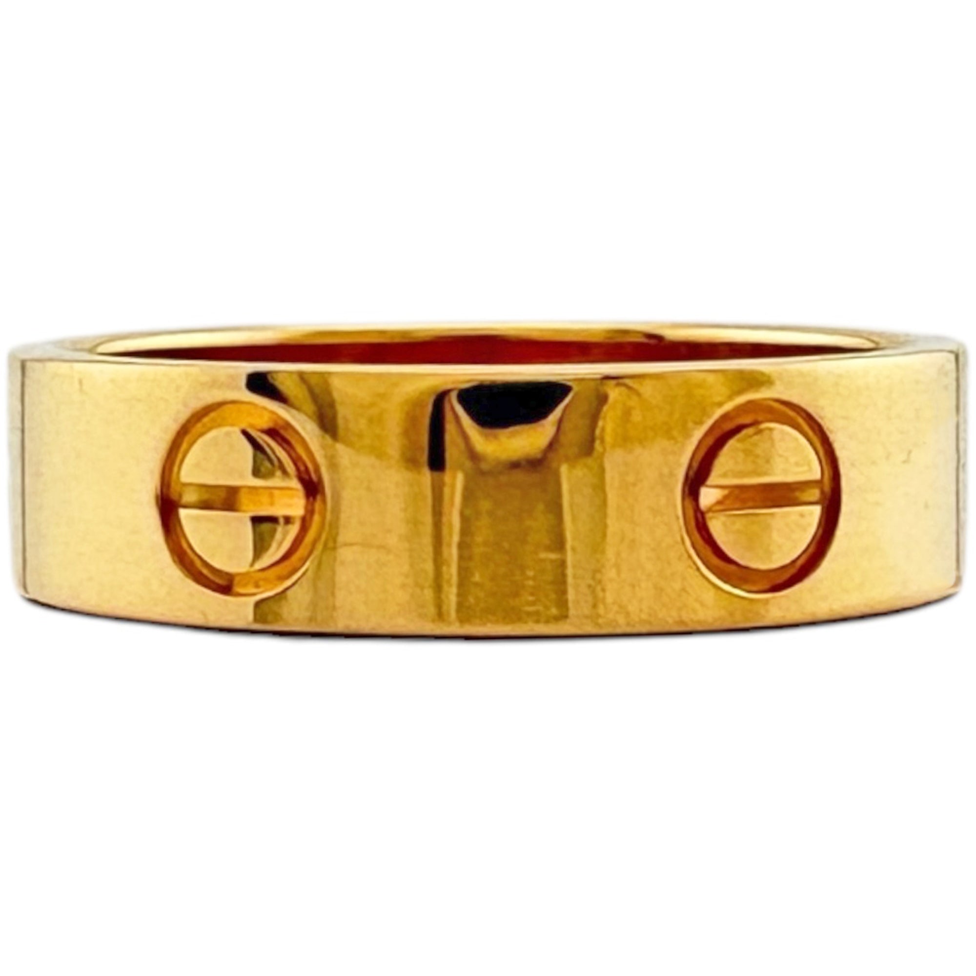Cartier Yellow Yellow Gold (18K) Band Ring (Pre-Owned)
