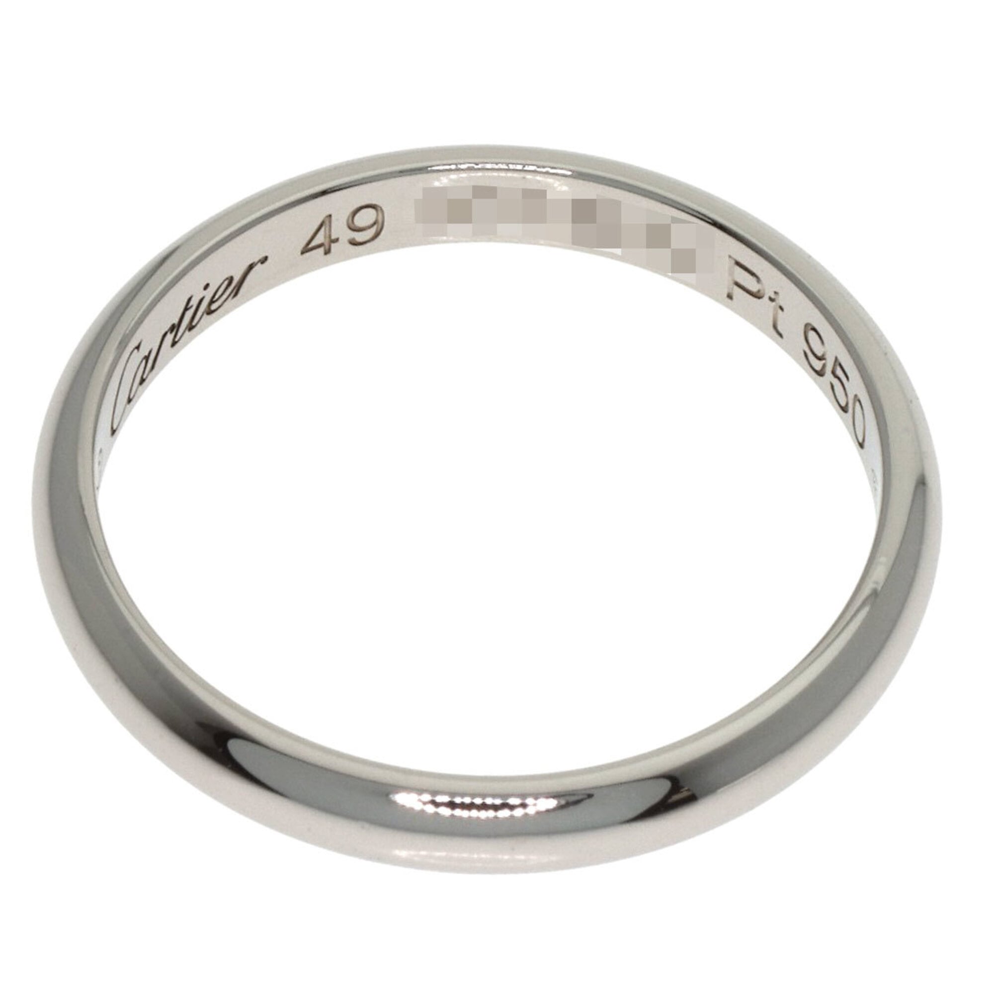 Cartier Platinum 950 Band Ring (Pre-Owned)