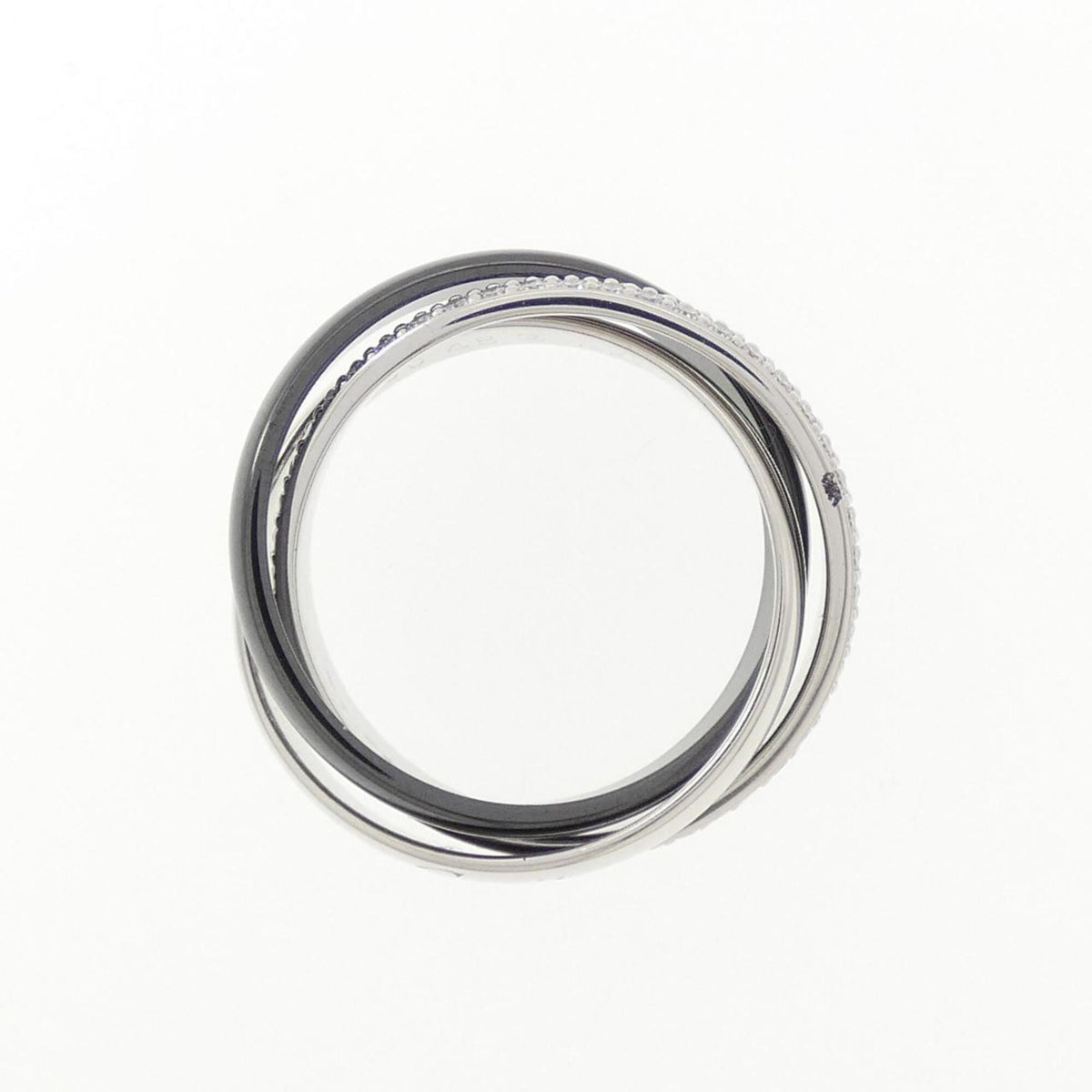Cartier White Gold (18K) Ceramic Band Ring (Pre-Owned)