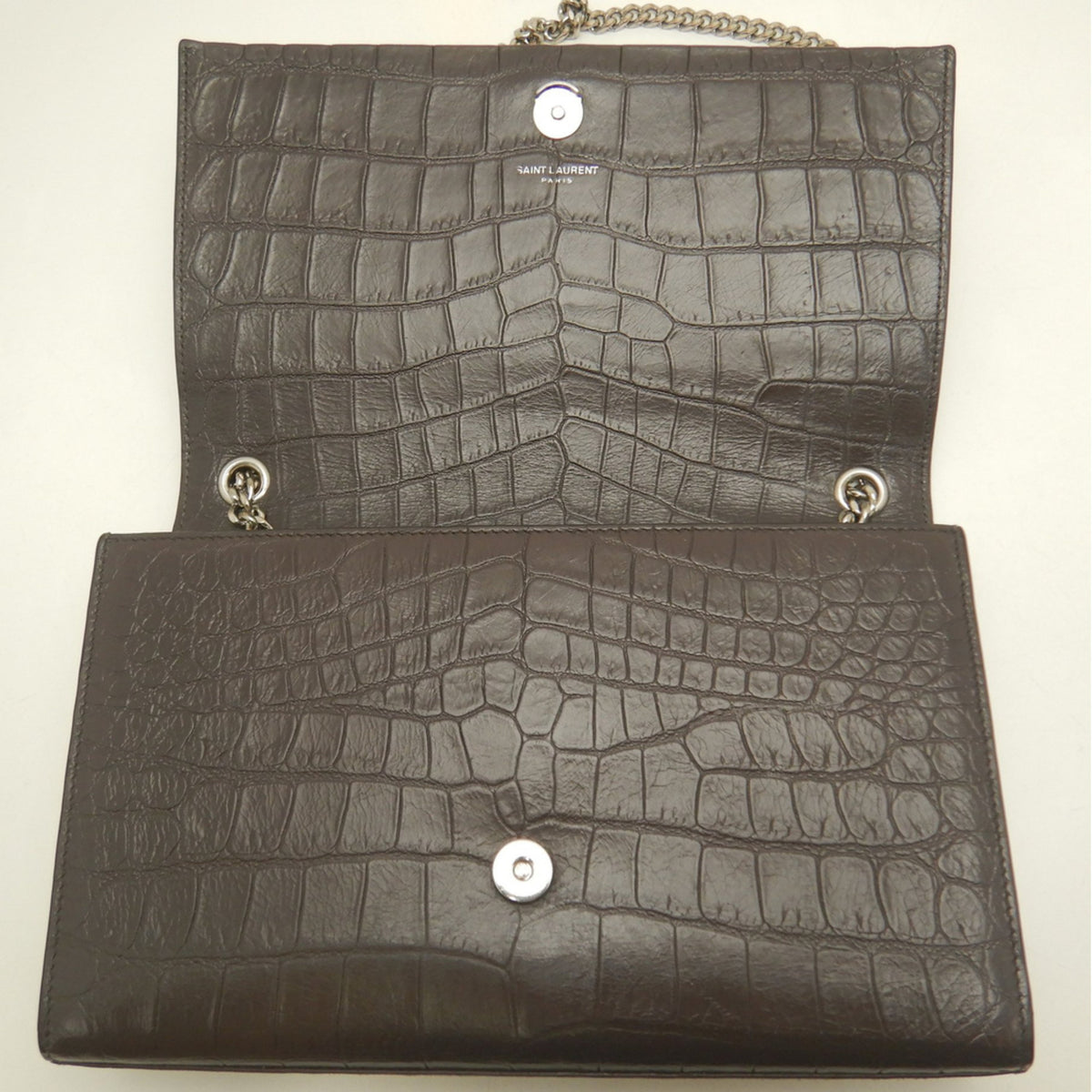 Yves Saint Laurent Brown Leather Shoulder Bag (Pre-Owned)