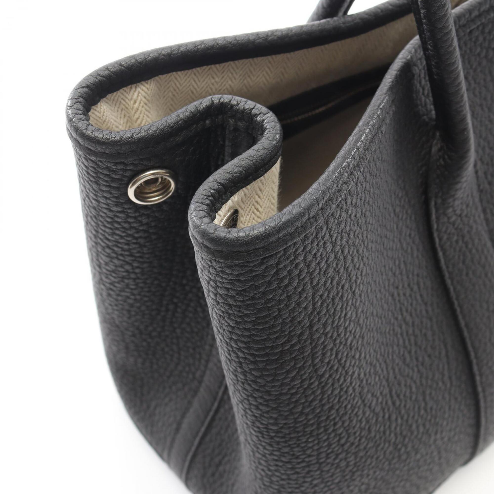 Hermes Black Negonda Leather Leather Handbag Tote Bag (Pre-Owned)