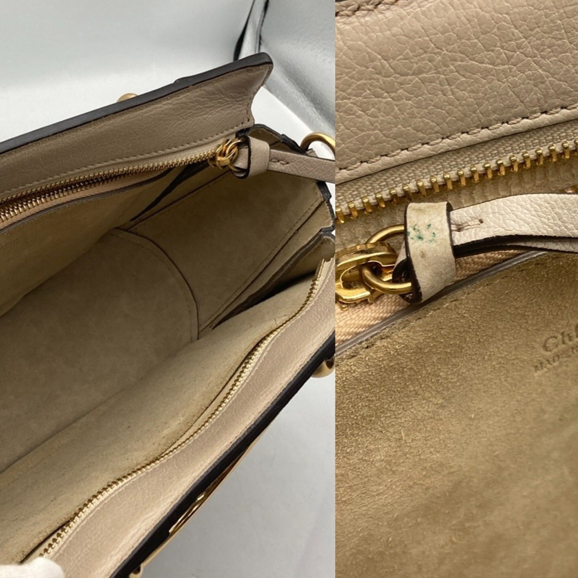 Chloé Gray Suede Shoulder Bag (Pre-Owned)