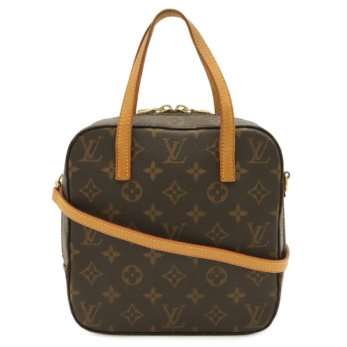 Louis Vuitton Brown Monogram Canvas Pvc Coated Canvas Handbag Shoulder Bag (Pre-Owned)