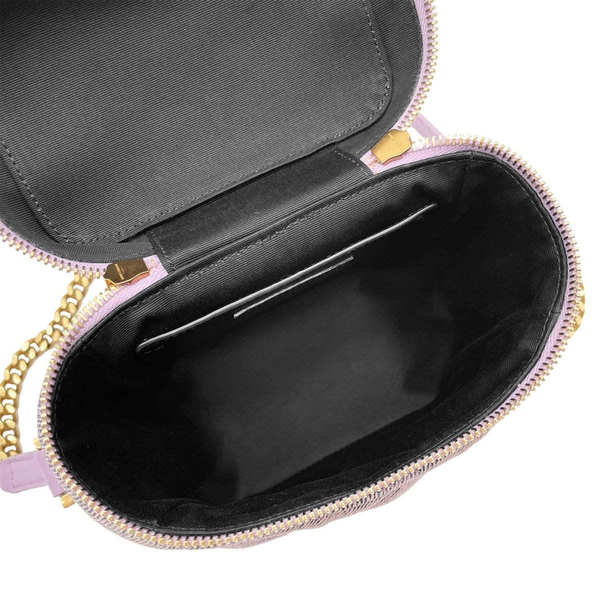 Yves Saint Laurent Purple Denim Shoulder Bag Vanity Bag (Pre-Owned)