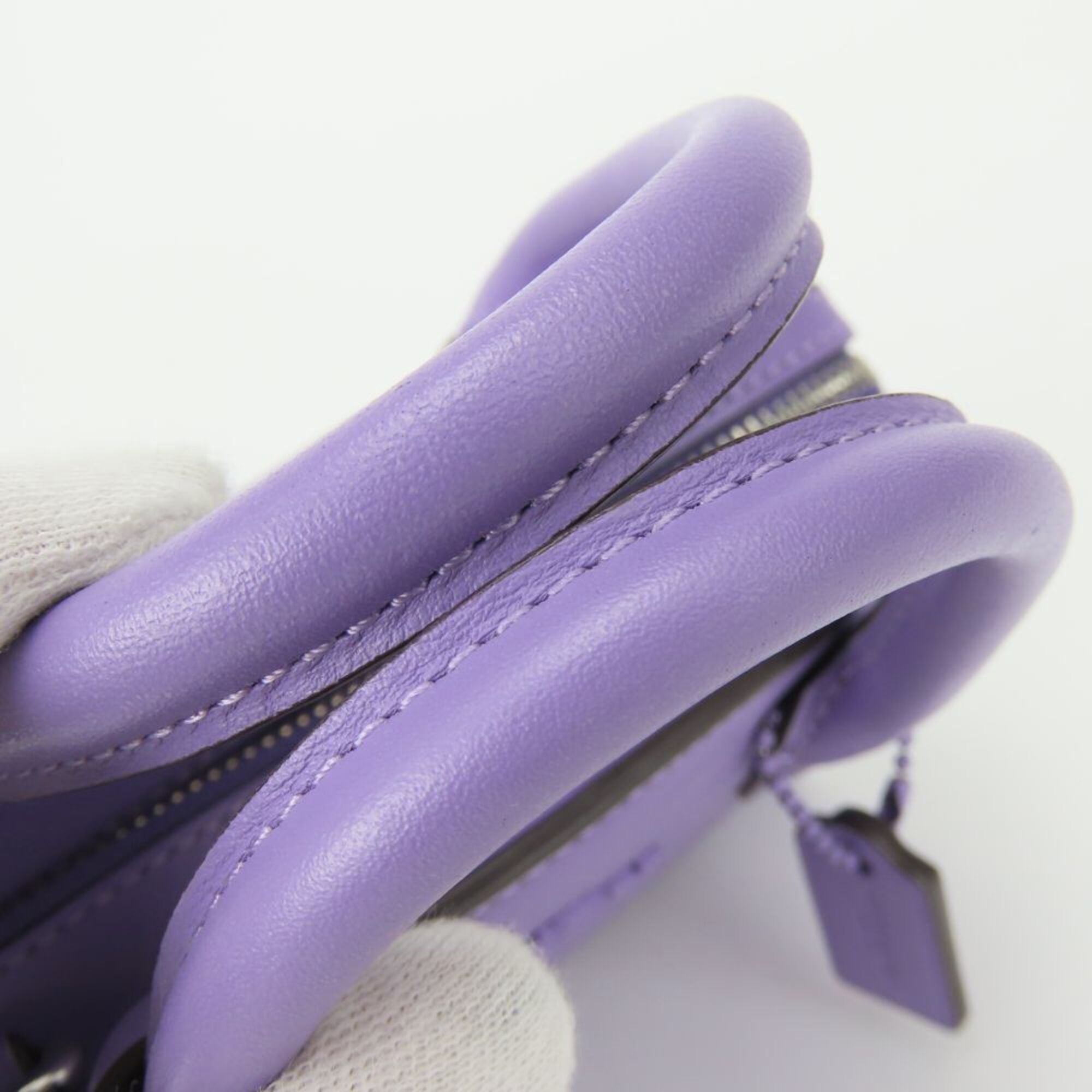 Coach Purple Leather Handbag (Pre-Owned)