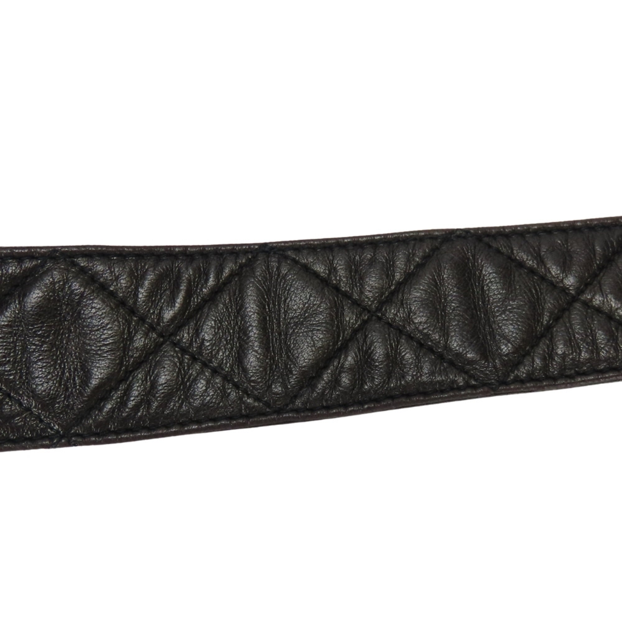 Chanel Black Quilting Leather Shoulder Bag (Pre-Owned)