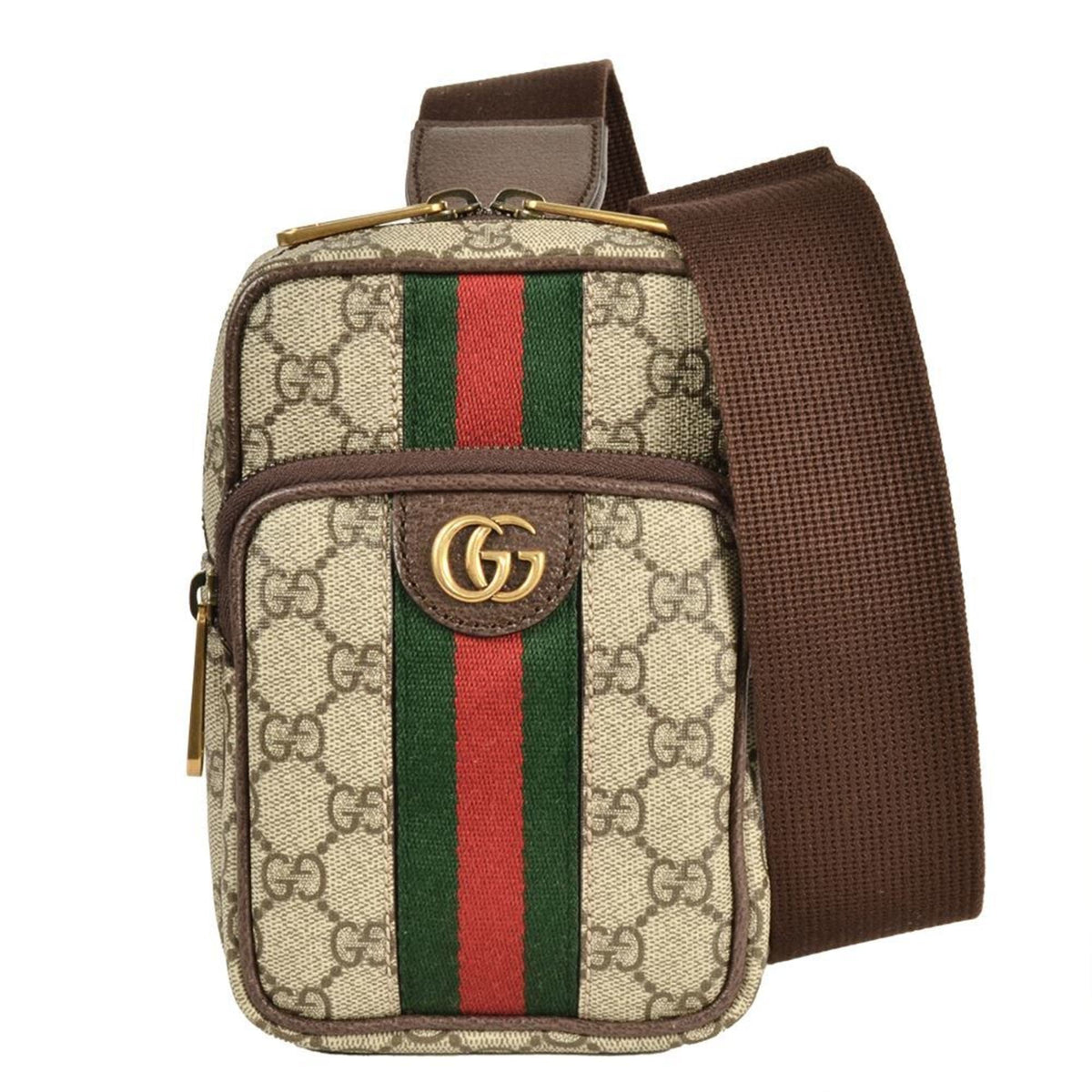 Gucci Beige Gg Supreme Shoulder Bag Sling Bag (Pre-Owned)