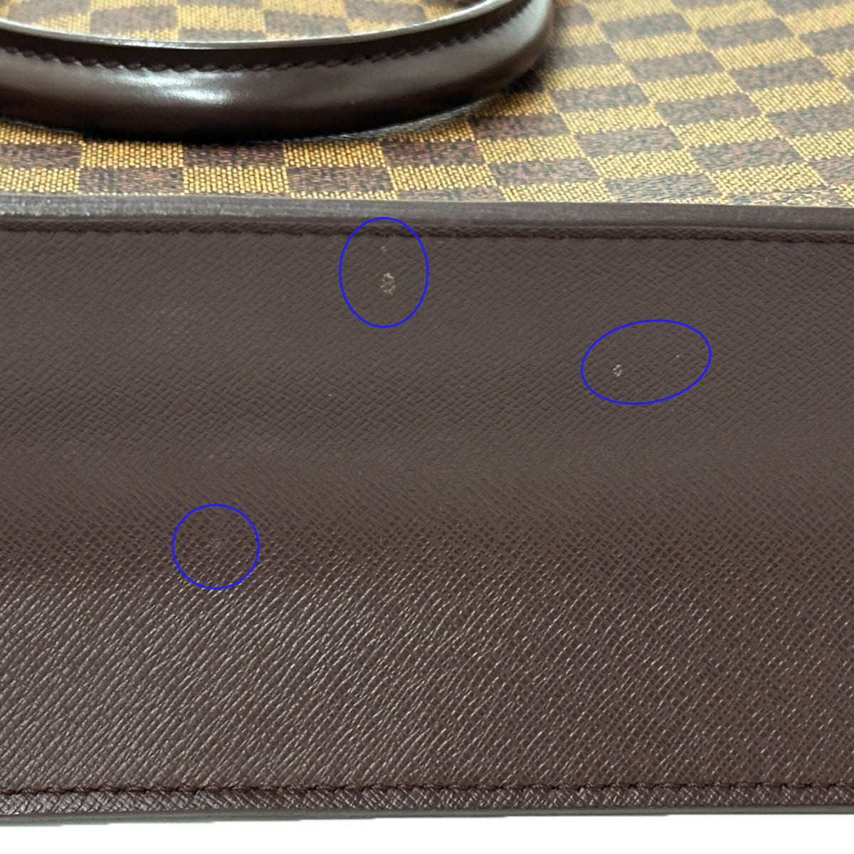 Louis Vuitton Brown Damier Canvas Ebene Damier Canvas Handbag (Pre-Owned)