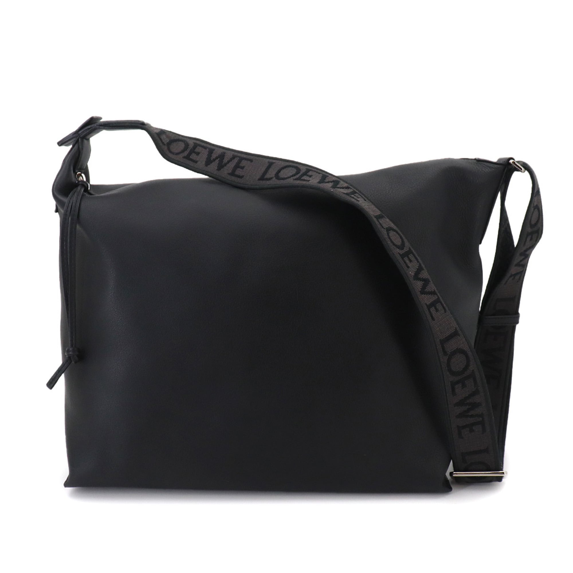 Loewe Black Leather Handbag Shoulder Bag Sling Bag (Pre-Owned)