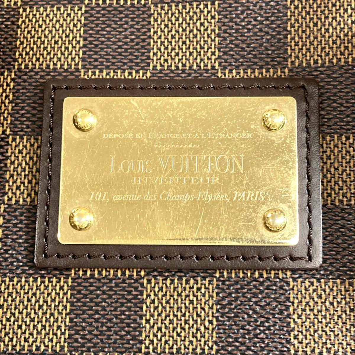 Louis Vuitton Brown Pvc Handbag (Pre-Owned)