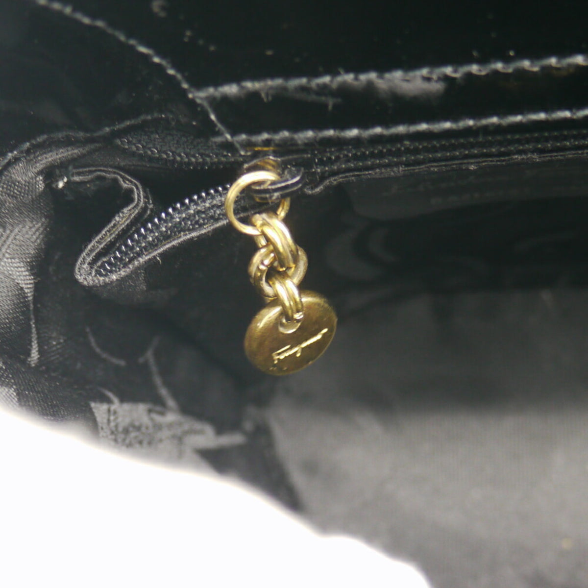 Salvatore Ferragamo Black Leather Handbag (Pre-Owned)