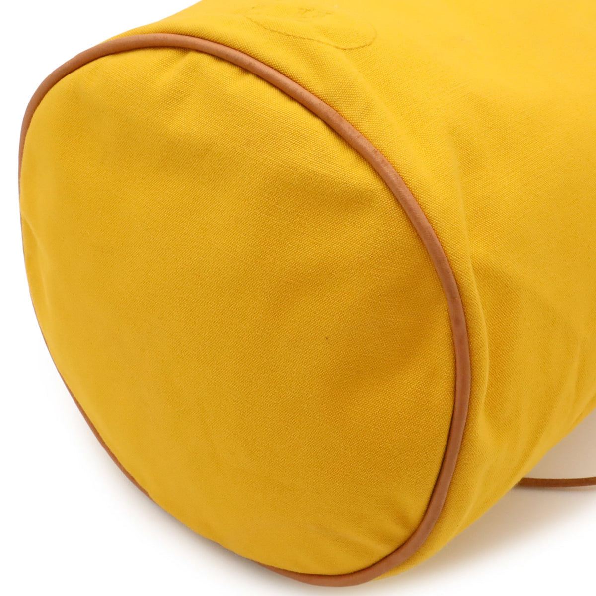 Hermes Yellow Canvas Leather Shoulder Bag (Pre-Owned)