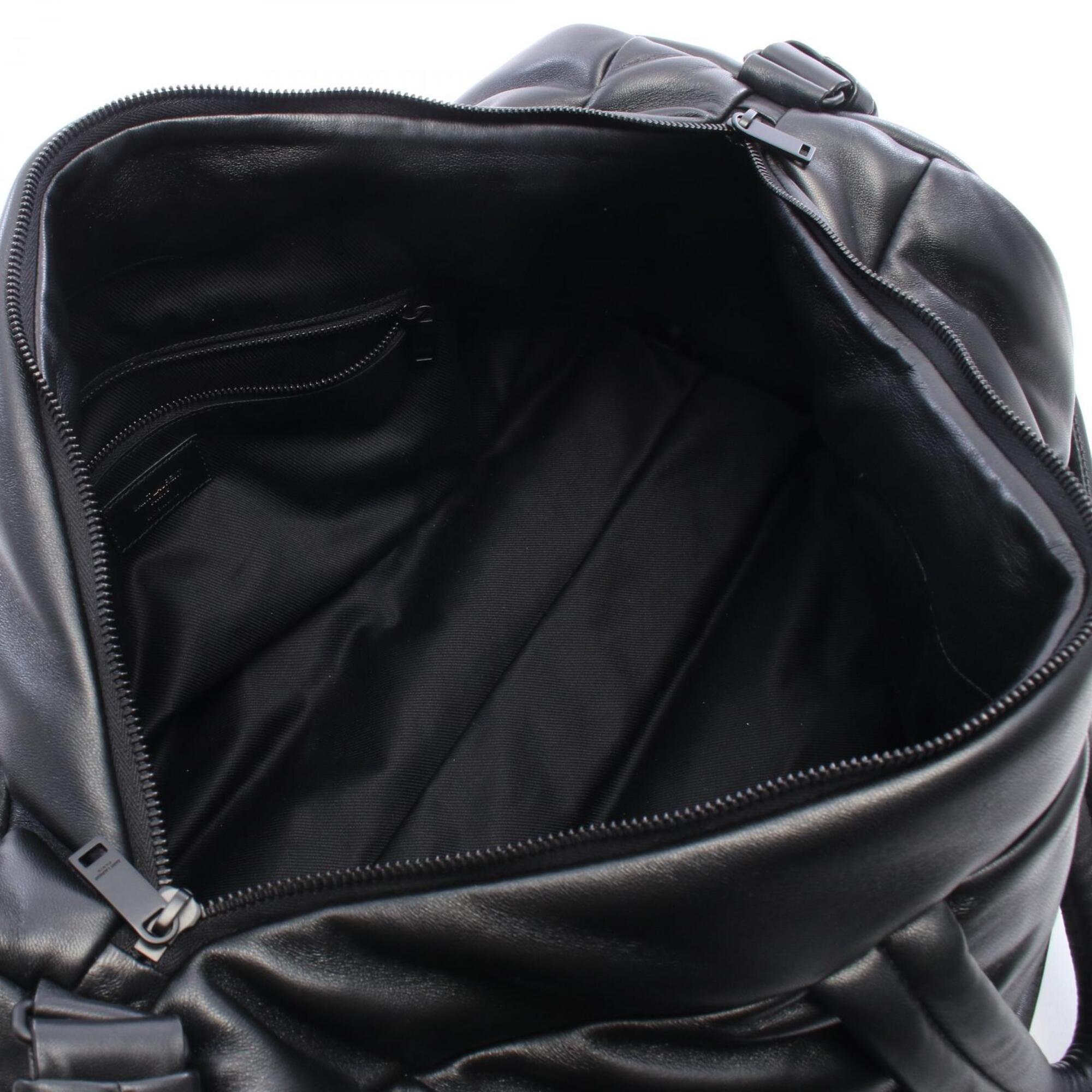 Saint Laurent Black Leather Boston Bag Handbag (Pre-Owned)