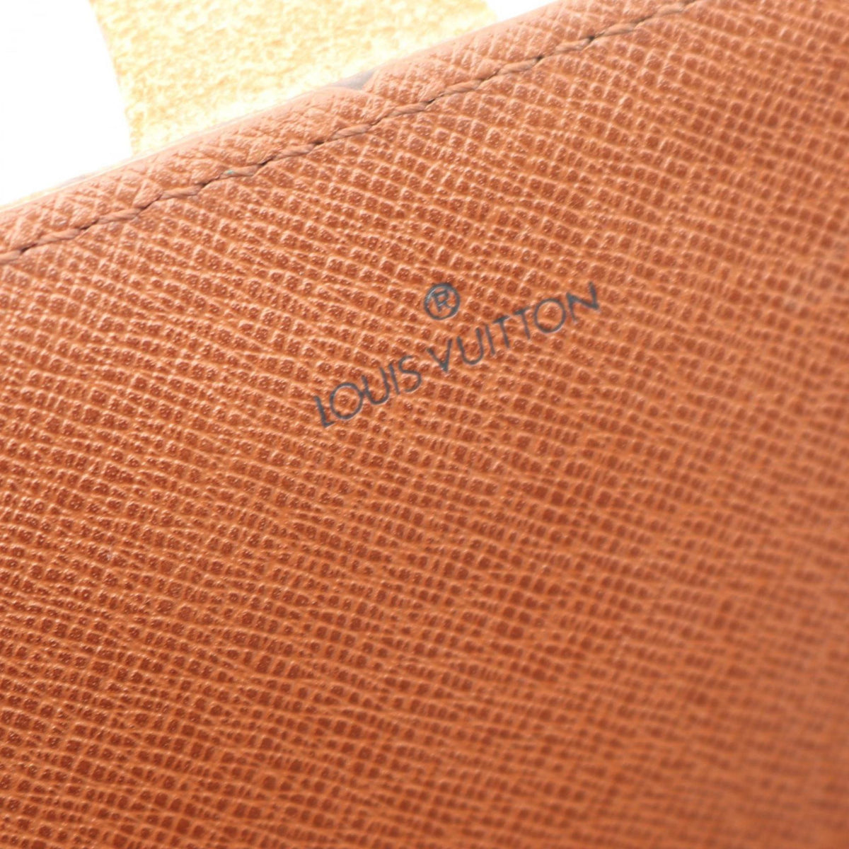 Louis Vuitton Brown Monogram Coated Canvas Leather Shoulder Bag (Pre-Owned)
