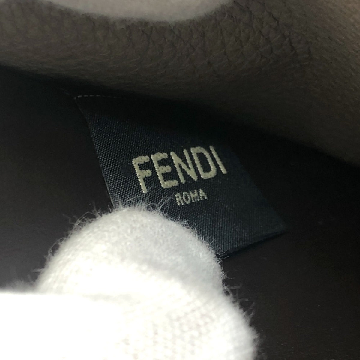 Fendi Gray Leather Wallet (Bi-Fold) (Pre-Owned)