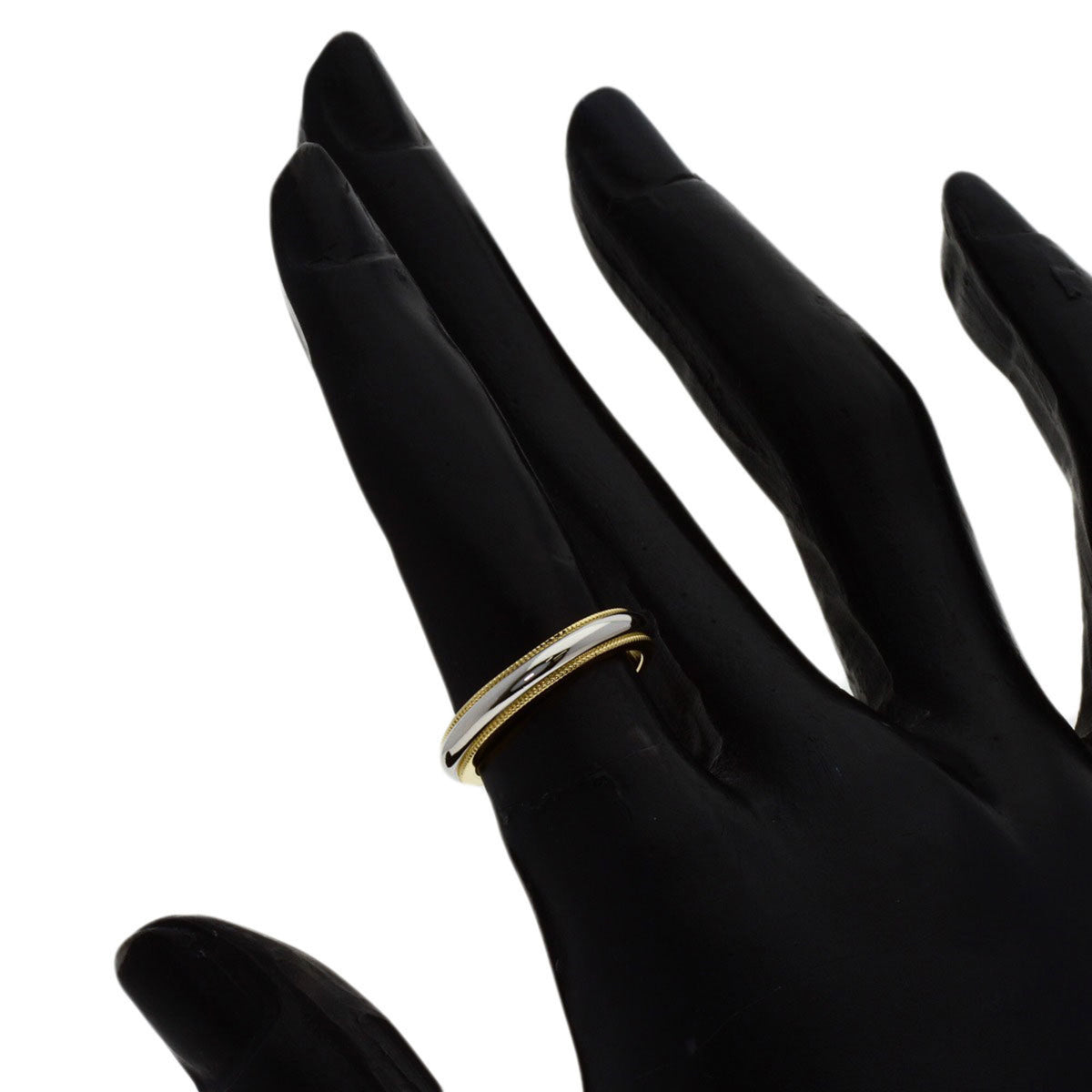 Tiffany Platinum Yellow Gold Yellow Gold (18K) Platinum 950 Band Ring (Pre-Owned)