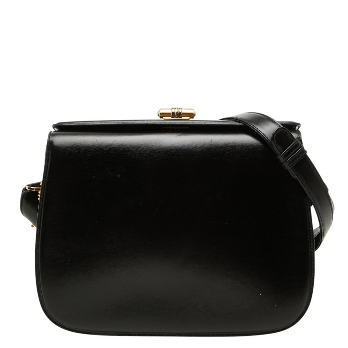 Gucci Black Leather Shoulder Bag (Pre-Owned)