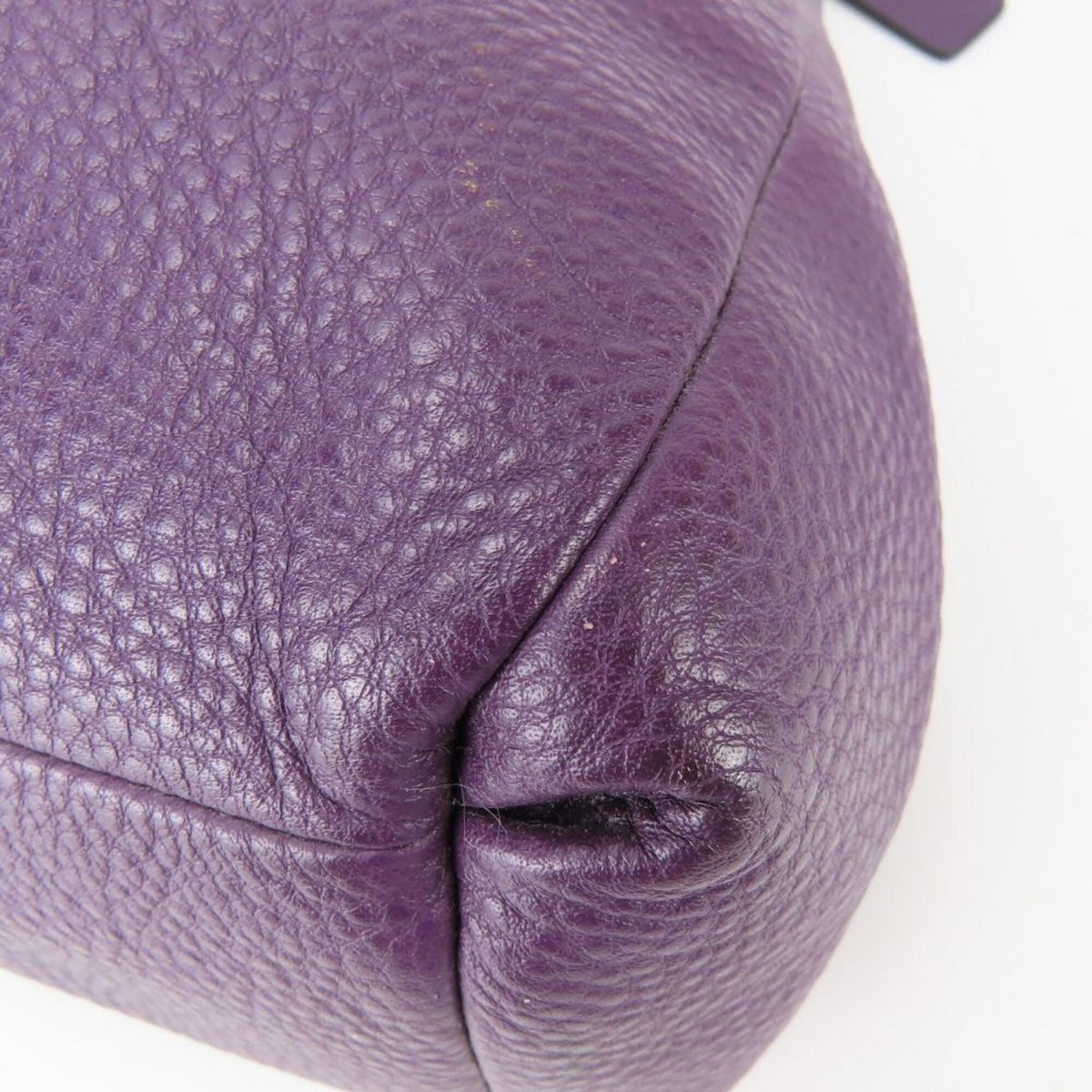 Coach Purple Leather Tote Bag (Pre-Owned)
