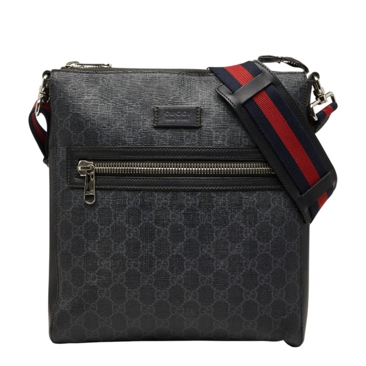 Gucci Black Pvc Leather Shoulder Bag (Pre-Owned)