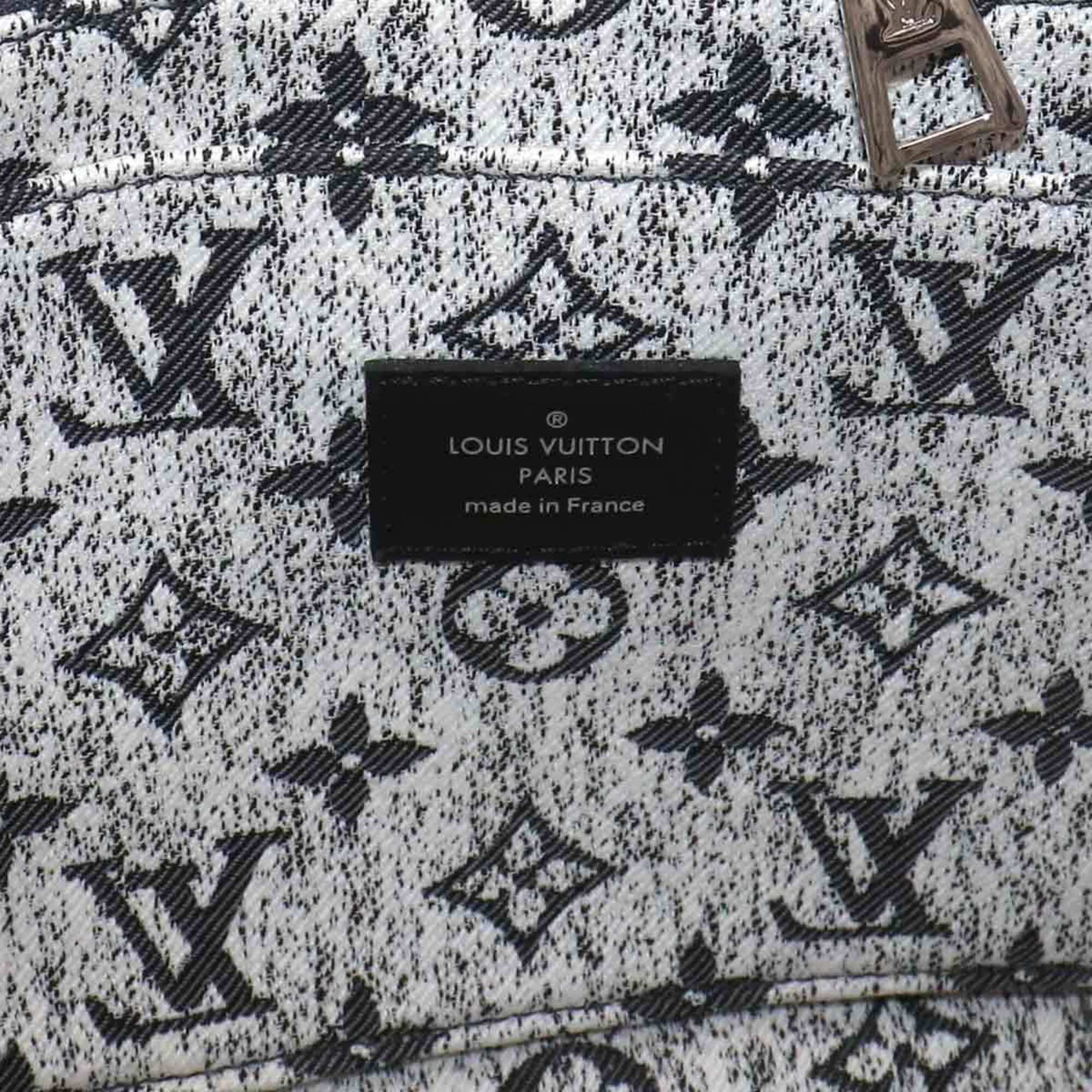 Louis Vuitton Black Gray Monogram White Monogram Handbag Tote Bag (Pre-Owned)