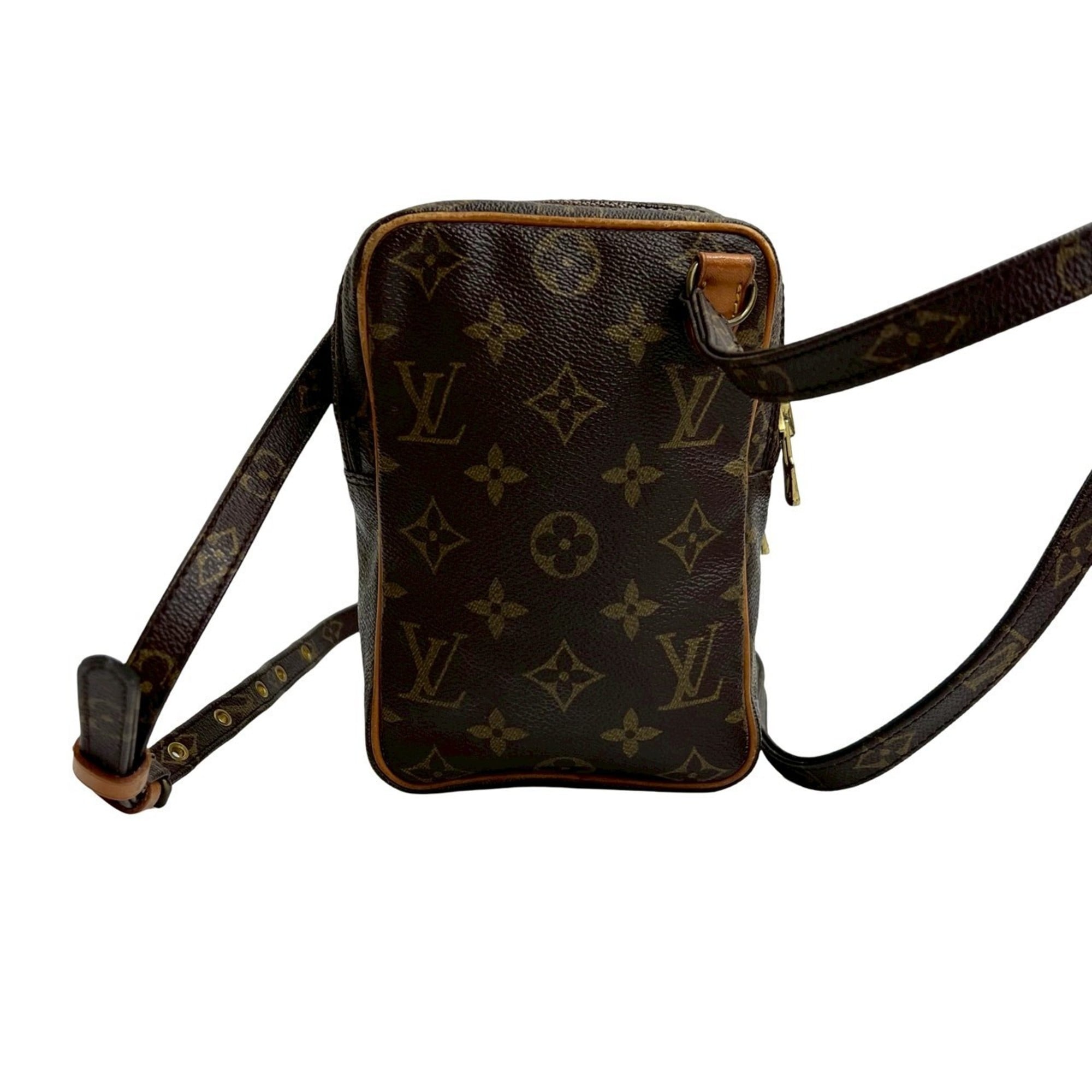 Louis Vuitton Brown Leather Pvc Pochette Shoulder Bag (Pre-Owned)