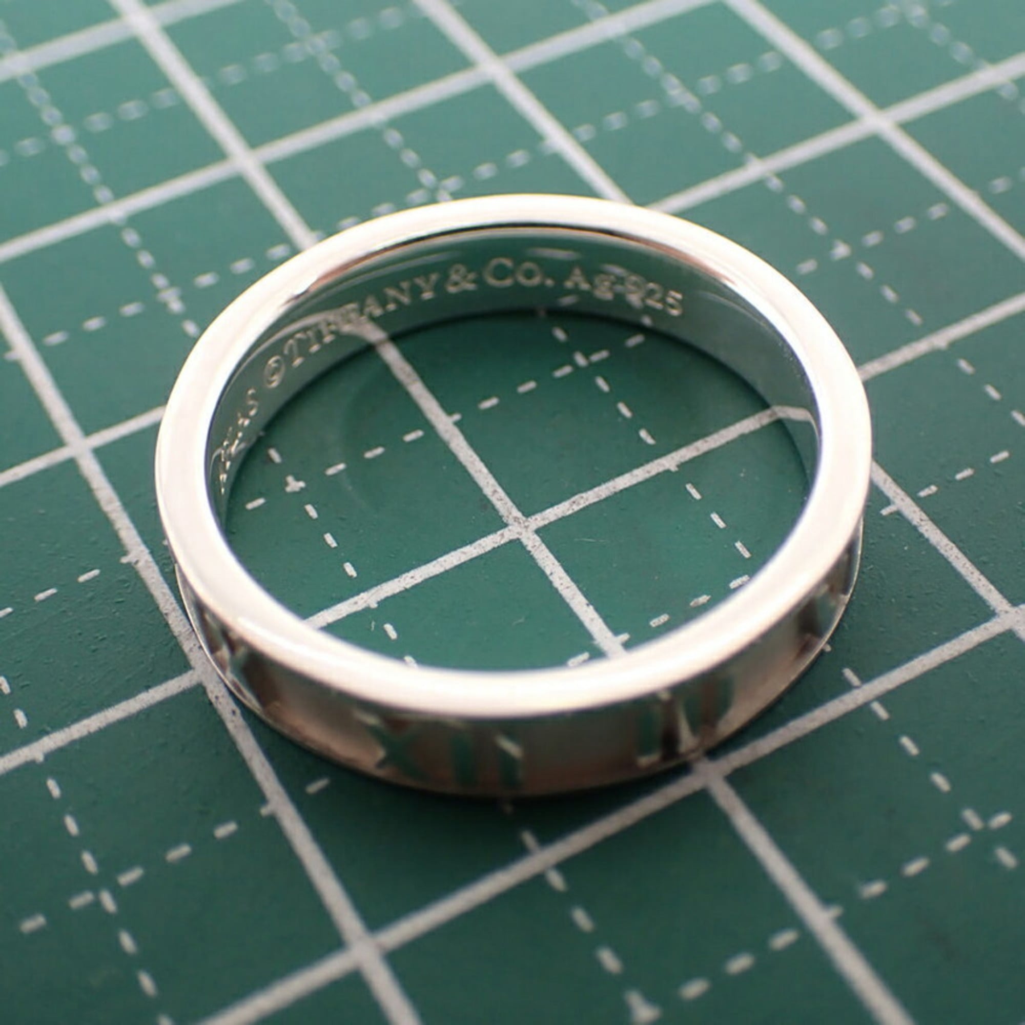 Tiffany Sterling Silver 925 Band Ring (Pre-Owned)