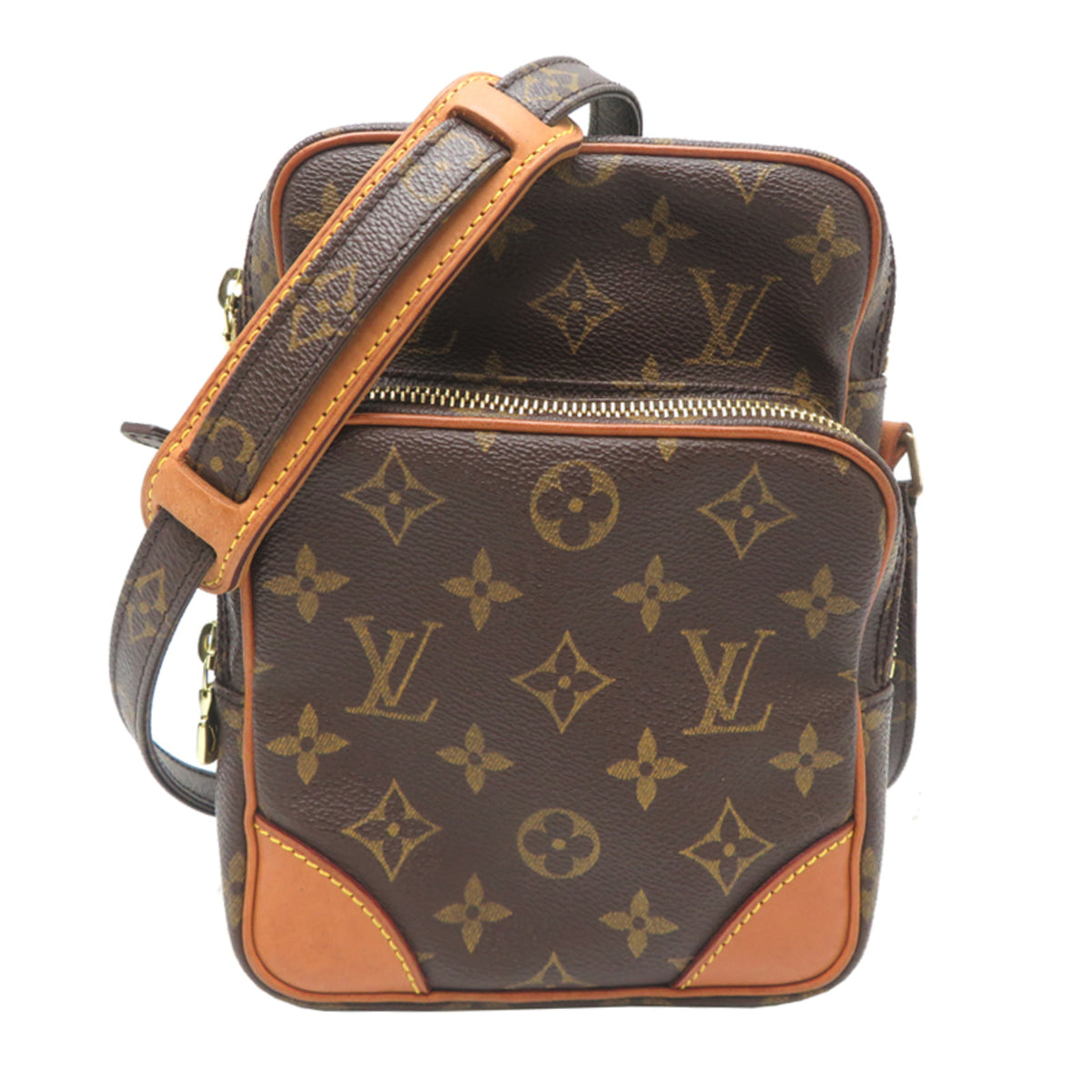Louis Vuitton Brown Monogram Shoulder Bag (Pre-Owned)