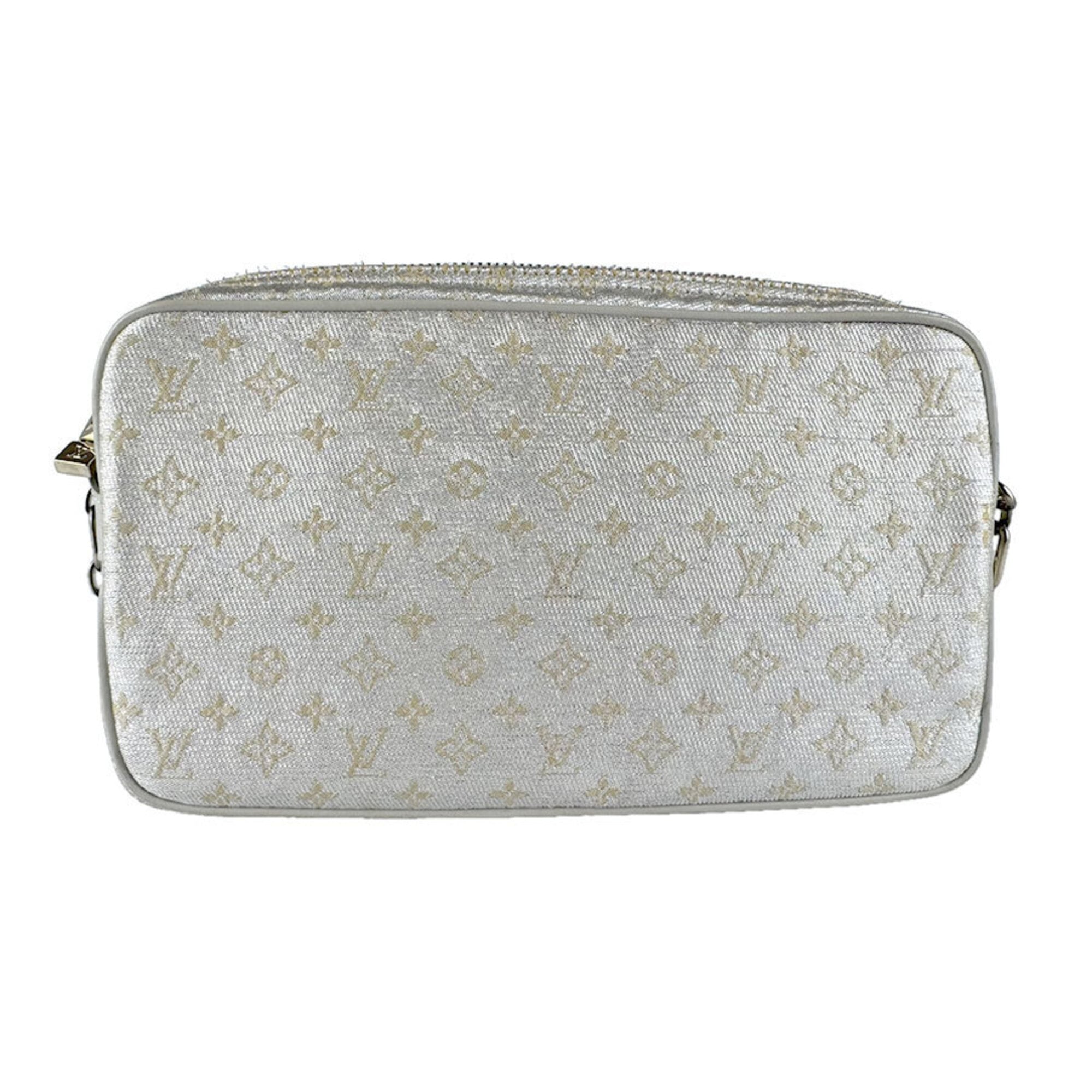 Louis Vuitton Silver Monogram Shiny Shoulder Bag (Pre-Owned)