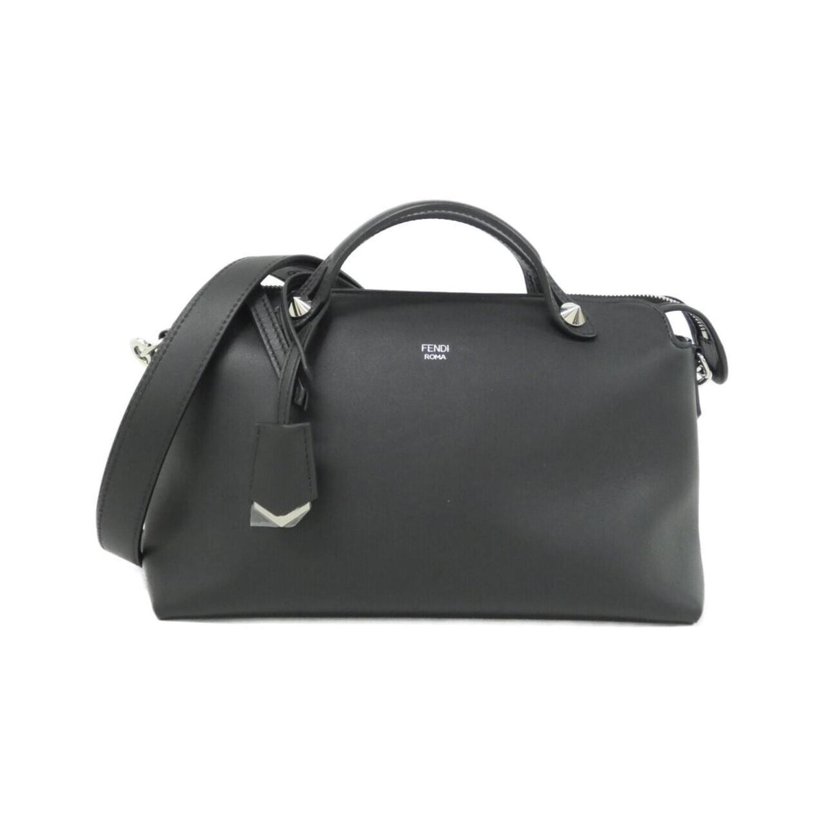 Fendi Black Leather Handbag (Pre-Owned)