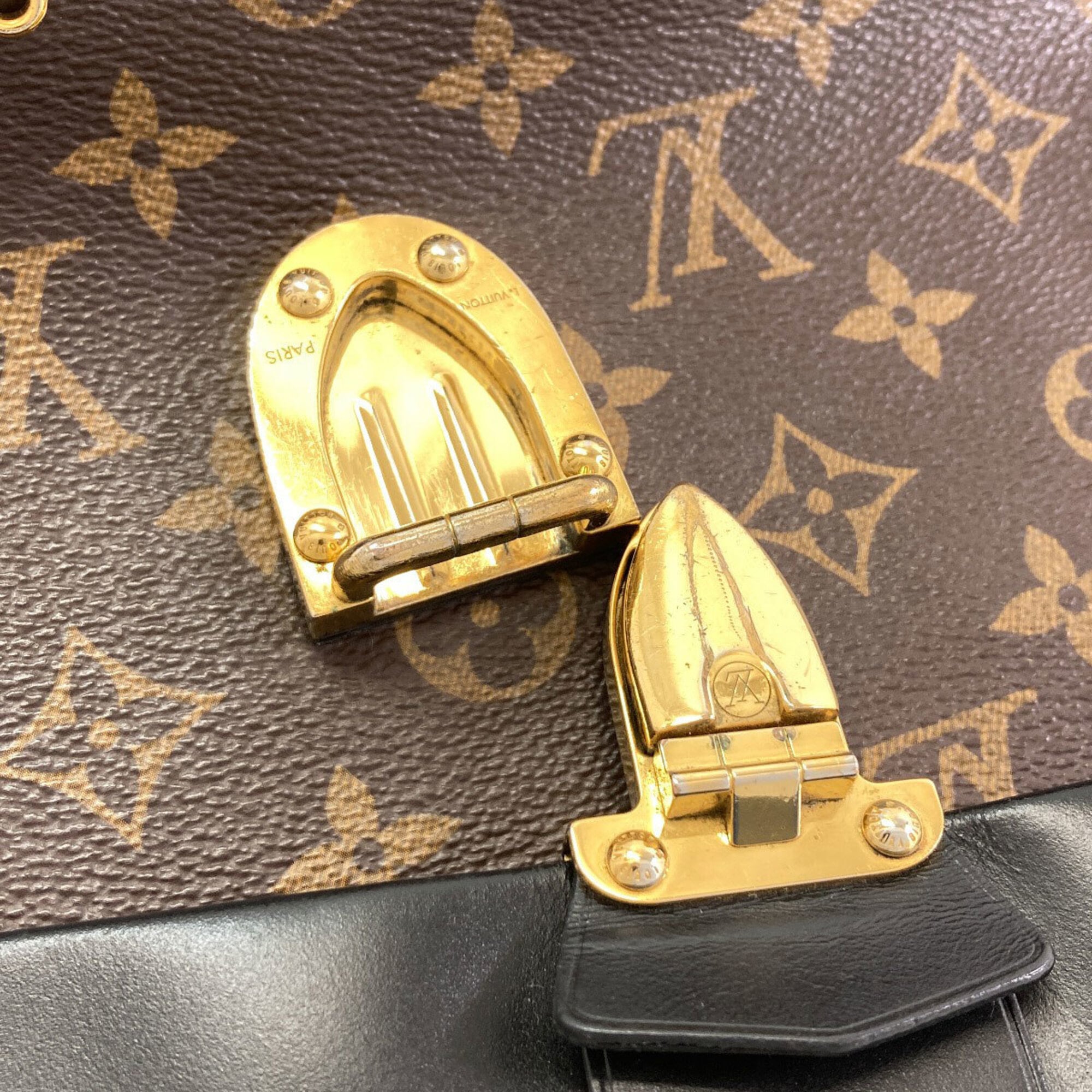 Louis Vuitton Black Monogram Monogram Handbag (Pre-Owned)