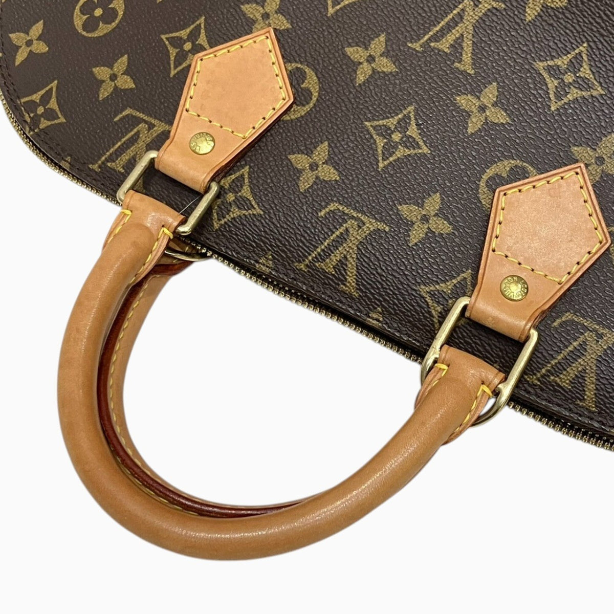 Louis Vuitton Brown Galle Monogram Monogram Handbag (Pre-Owned)