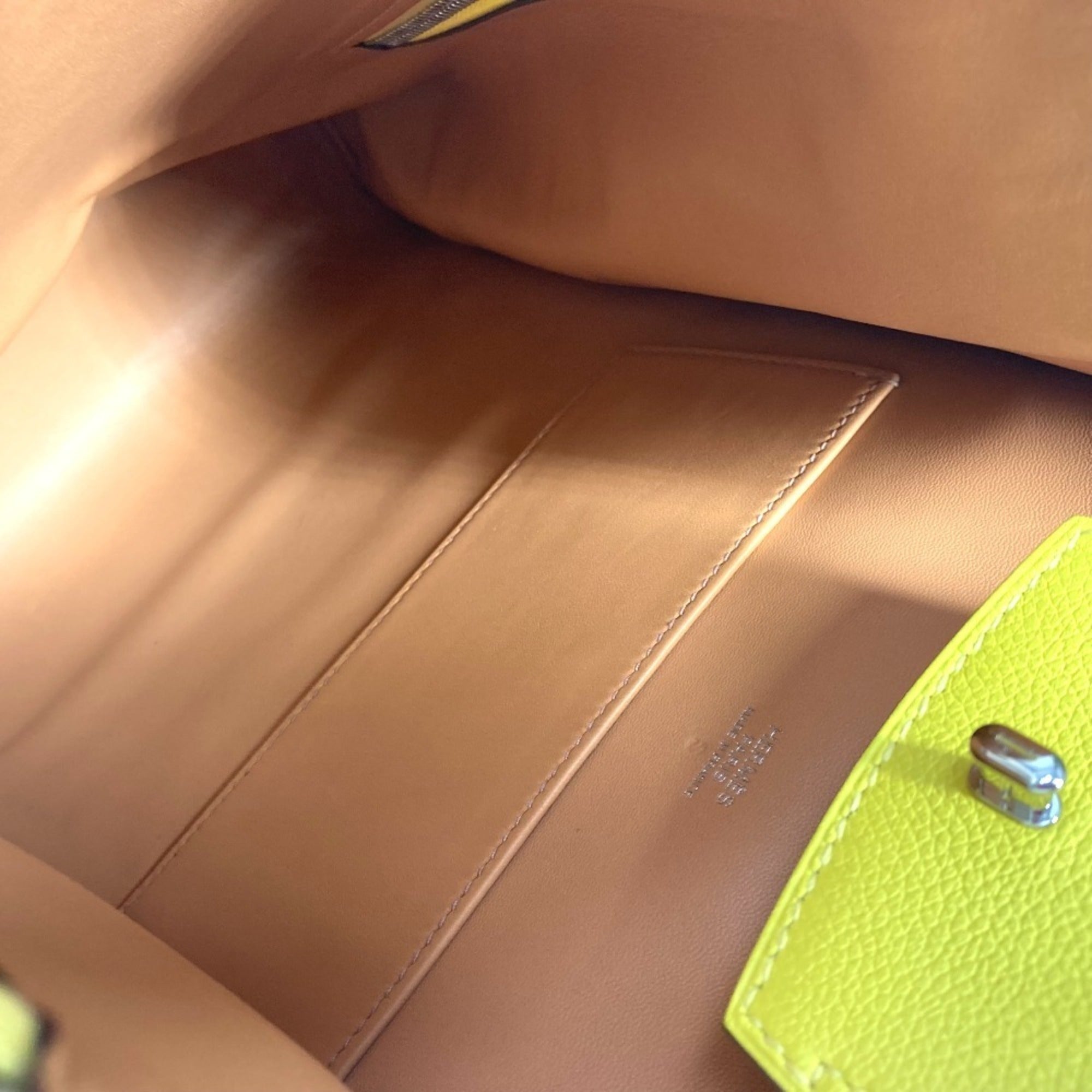 Hermes Yellow Leather Backpack (Pre-Owned)